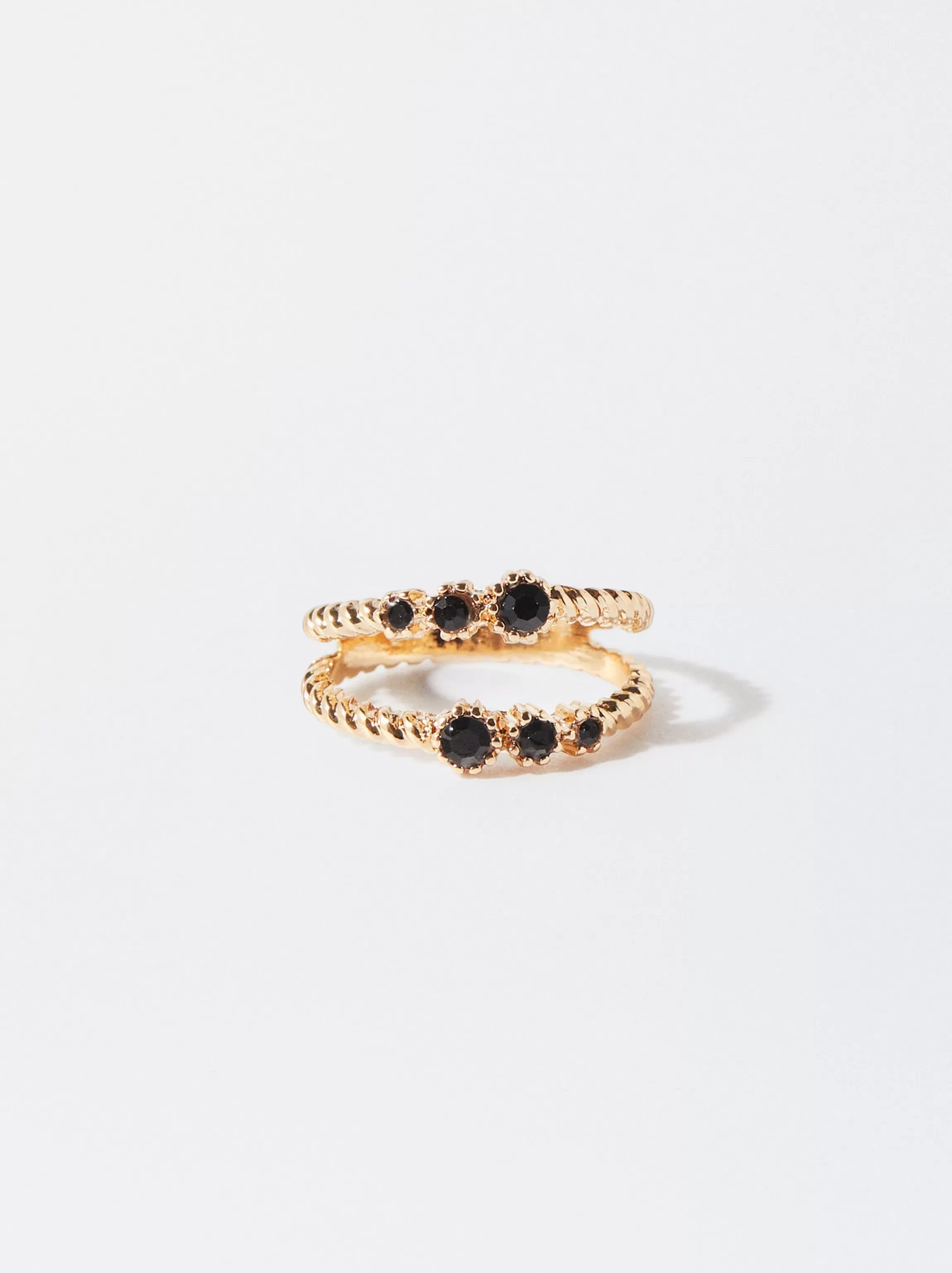 Mujer PARFOIS Anillos*Anillo Con Piedra Negro