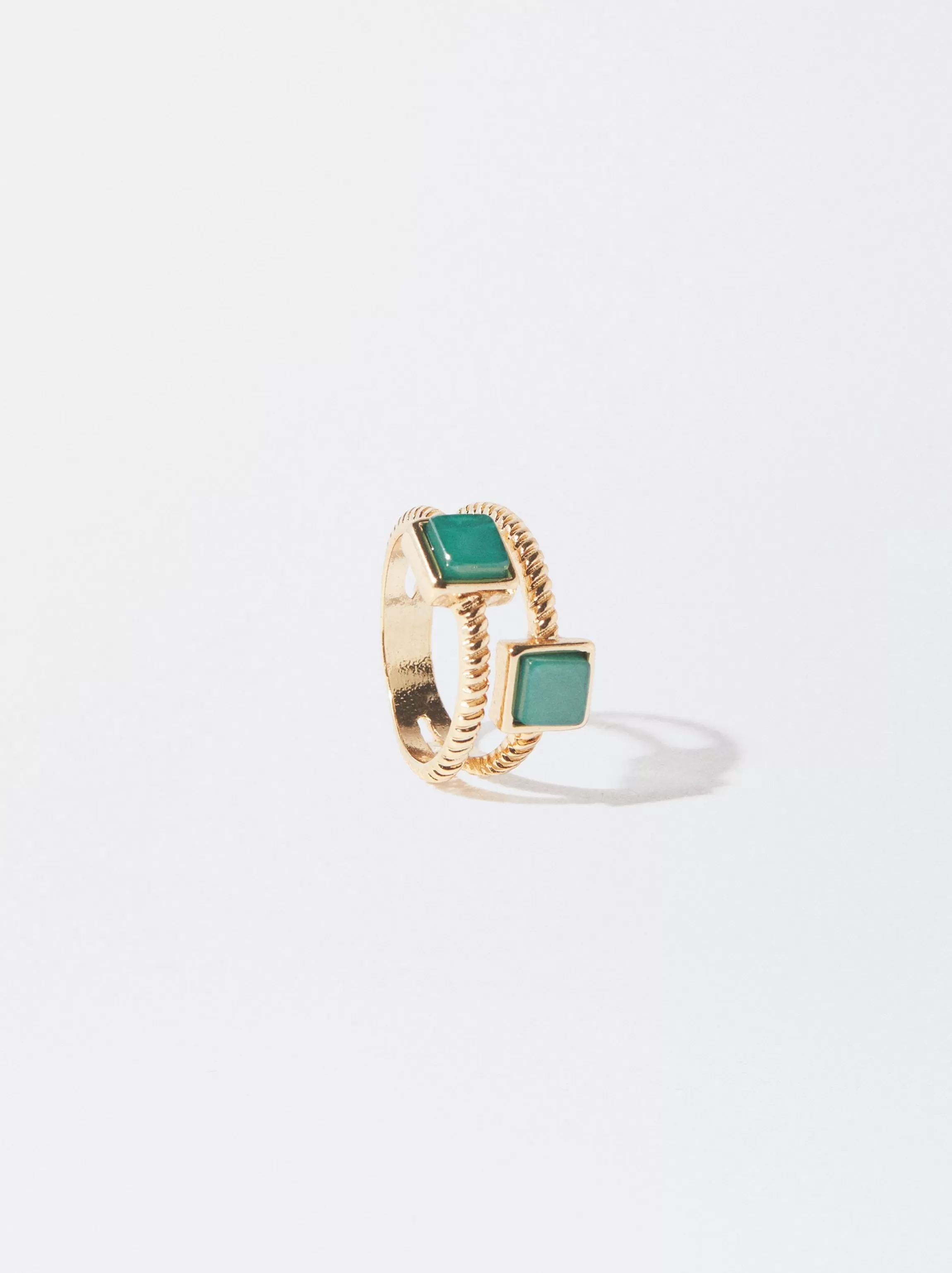 Mujer PARFOIS Anillos*Anillo Con Piedra Verde