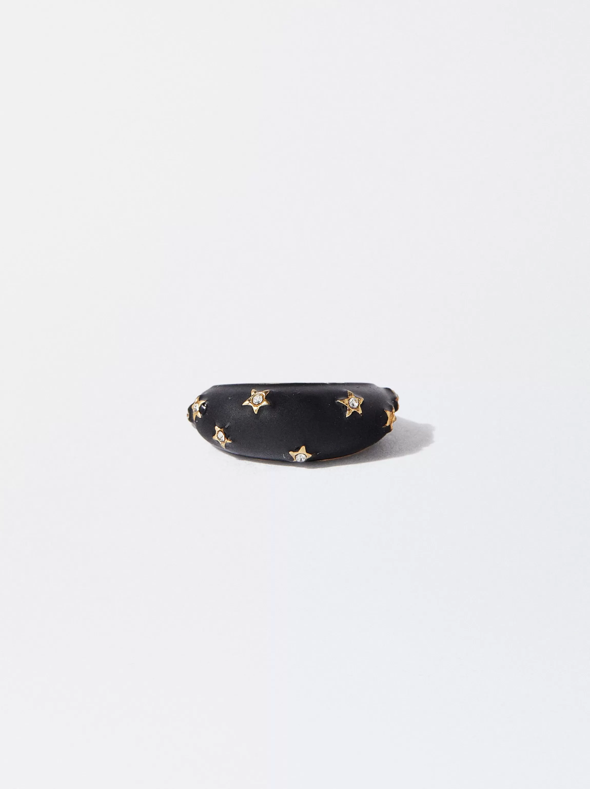 Mujer PARFOIS Anillos*Anillo Estrellas Con Cristal Negro