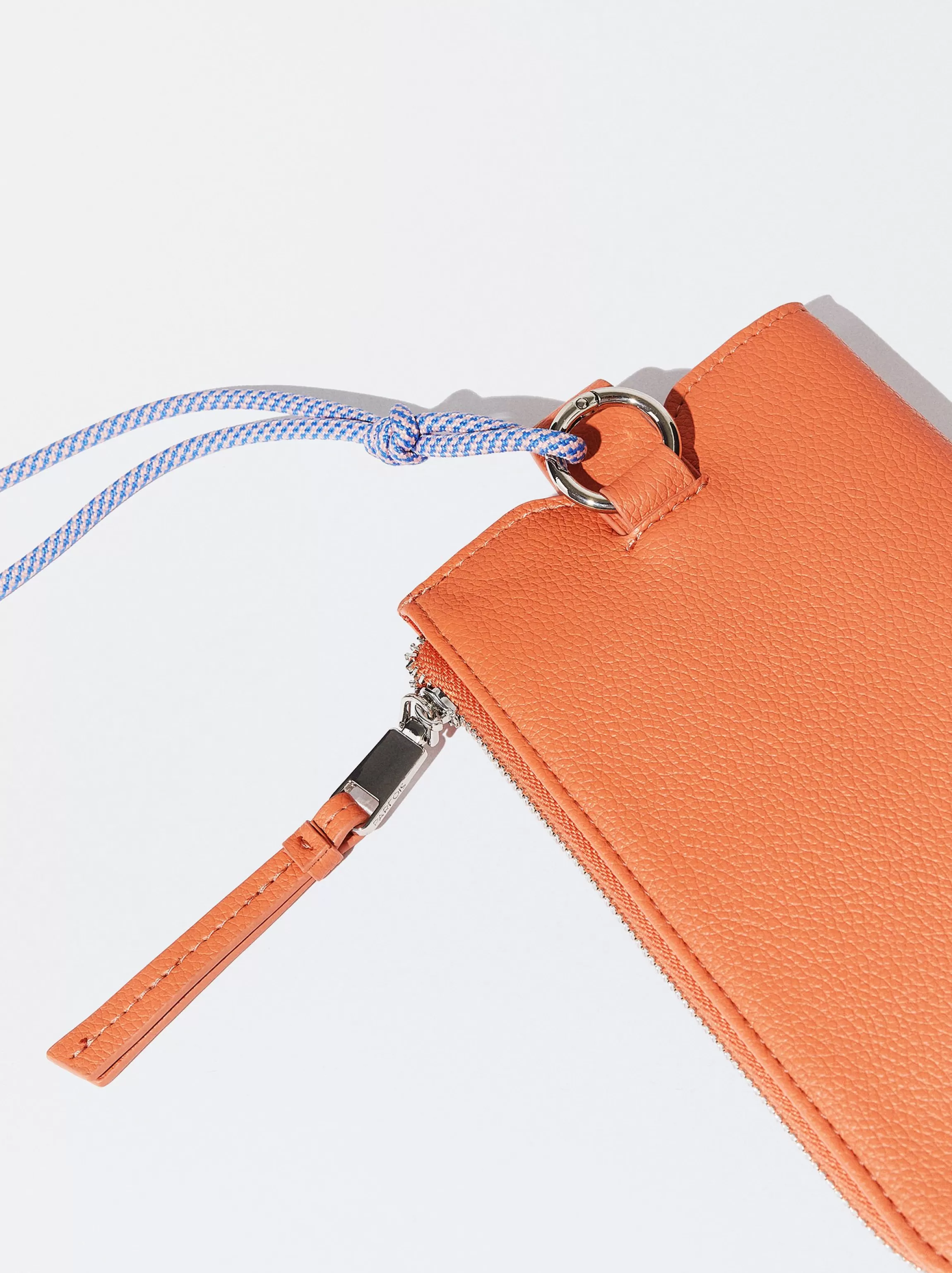 Mujer PARFOIS Accesorios Móvil | Fundas para Móvil*Bolso Para Móvil Con Cordón Naranja