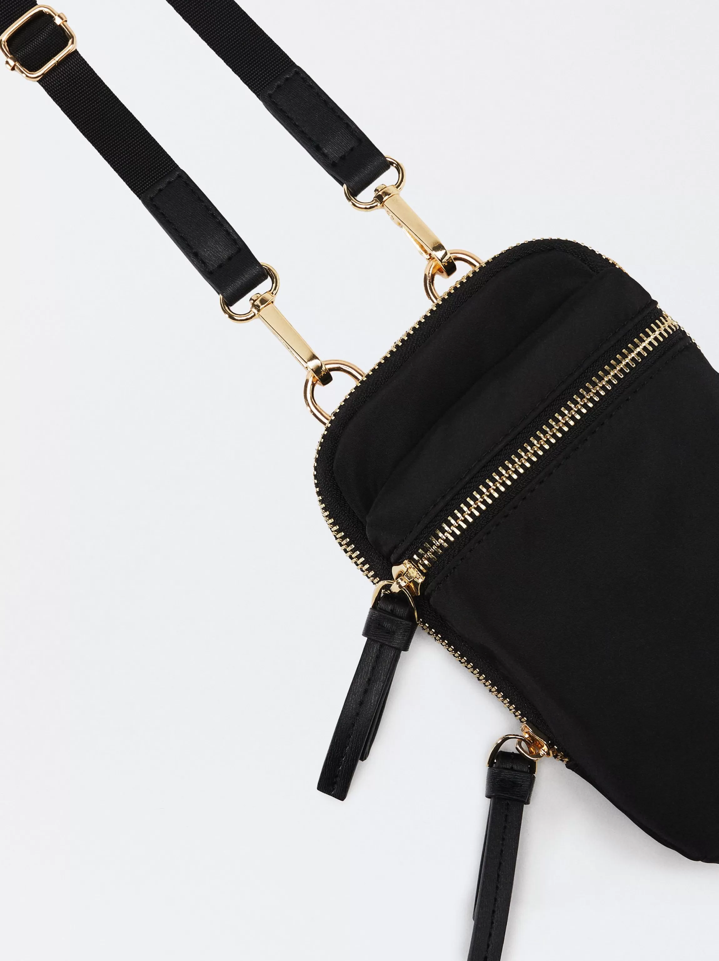 Mujer PARFOIS Accesorios Móvil | Fundas para Móvil | Básicos*Bolso Para Móvil De Nylon Negro