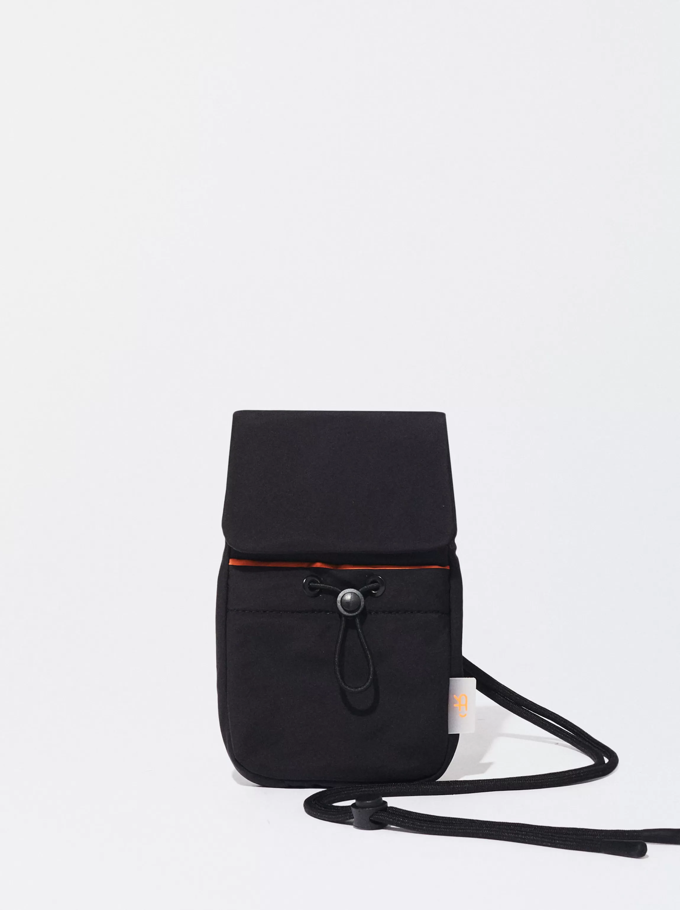 Mujer PARFOIS Accesorios Móvil | Fundas para Móvil*Bolso Para Móvil De Nylon Reciclado Negro