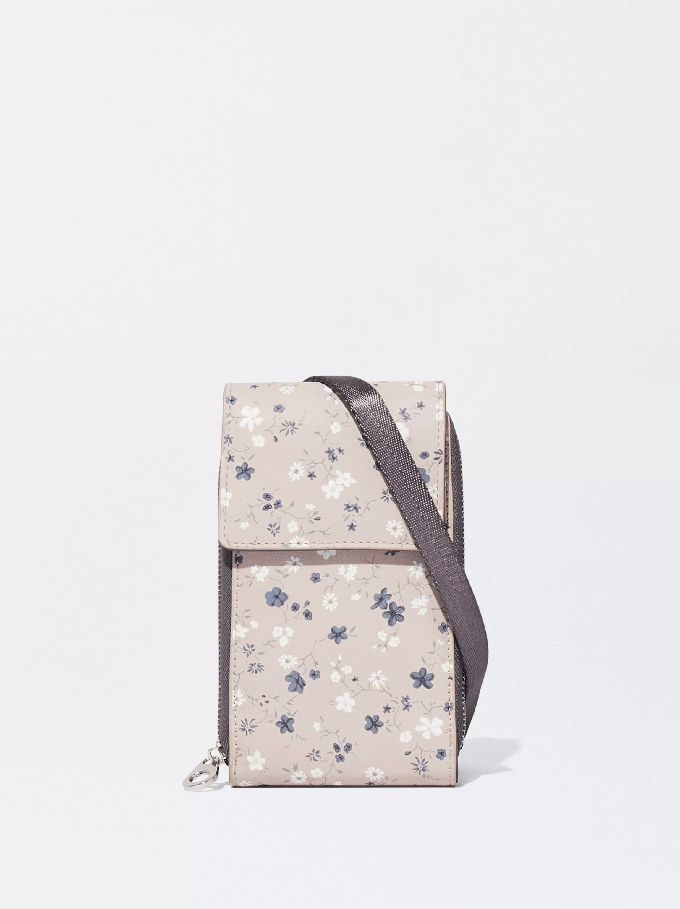 Mujer PARFOIS Accesorios Móvil | Fundas para Móvil*Bolso Para Móvil Estampado Floral Beige