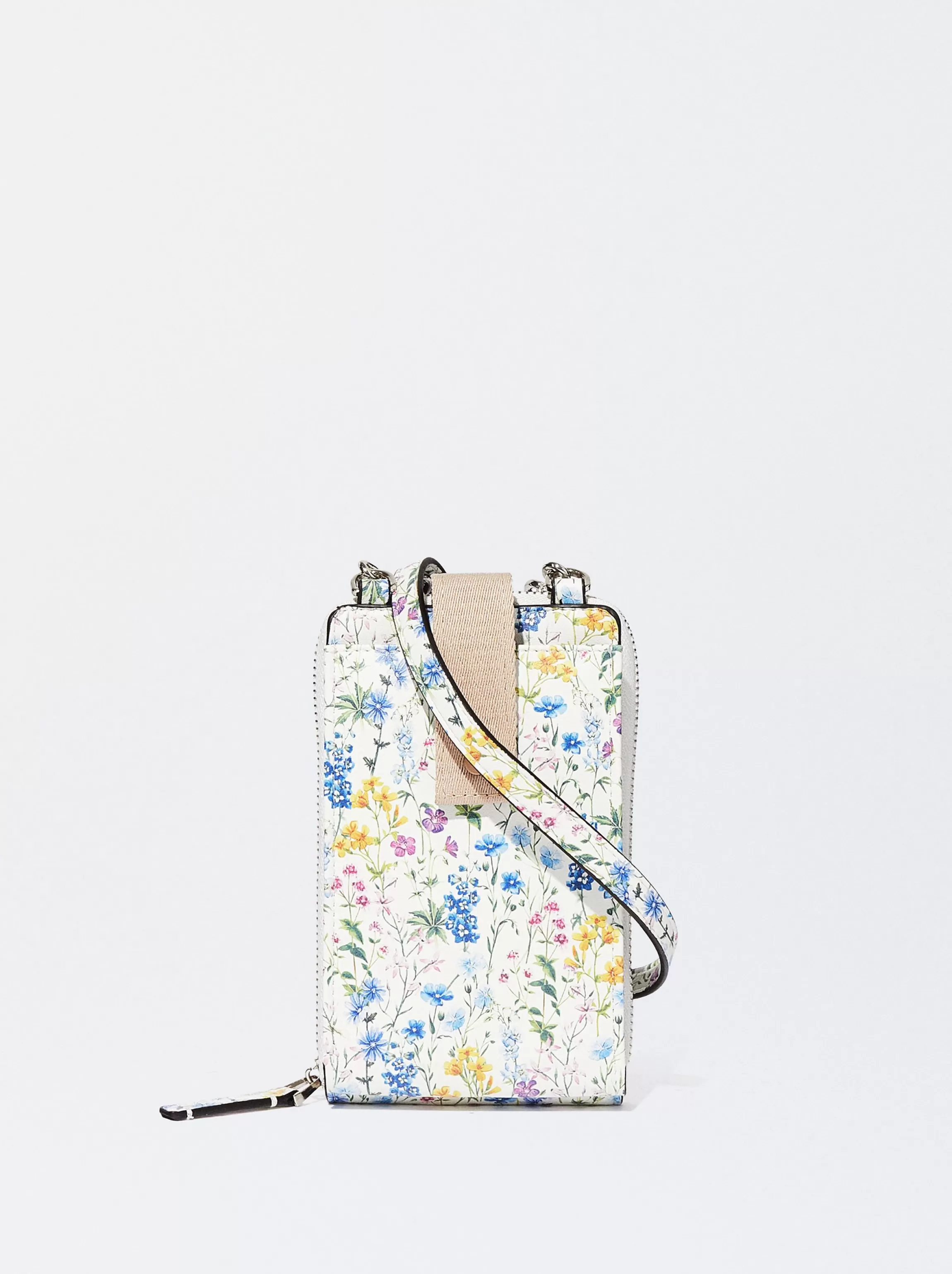 Mujer PARFOIS Accesorios Móvil | Fundas para Móvil*Bolso Porta Móvil Estampado Floral Azul