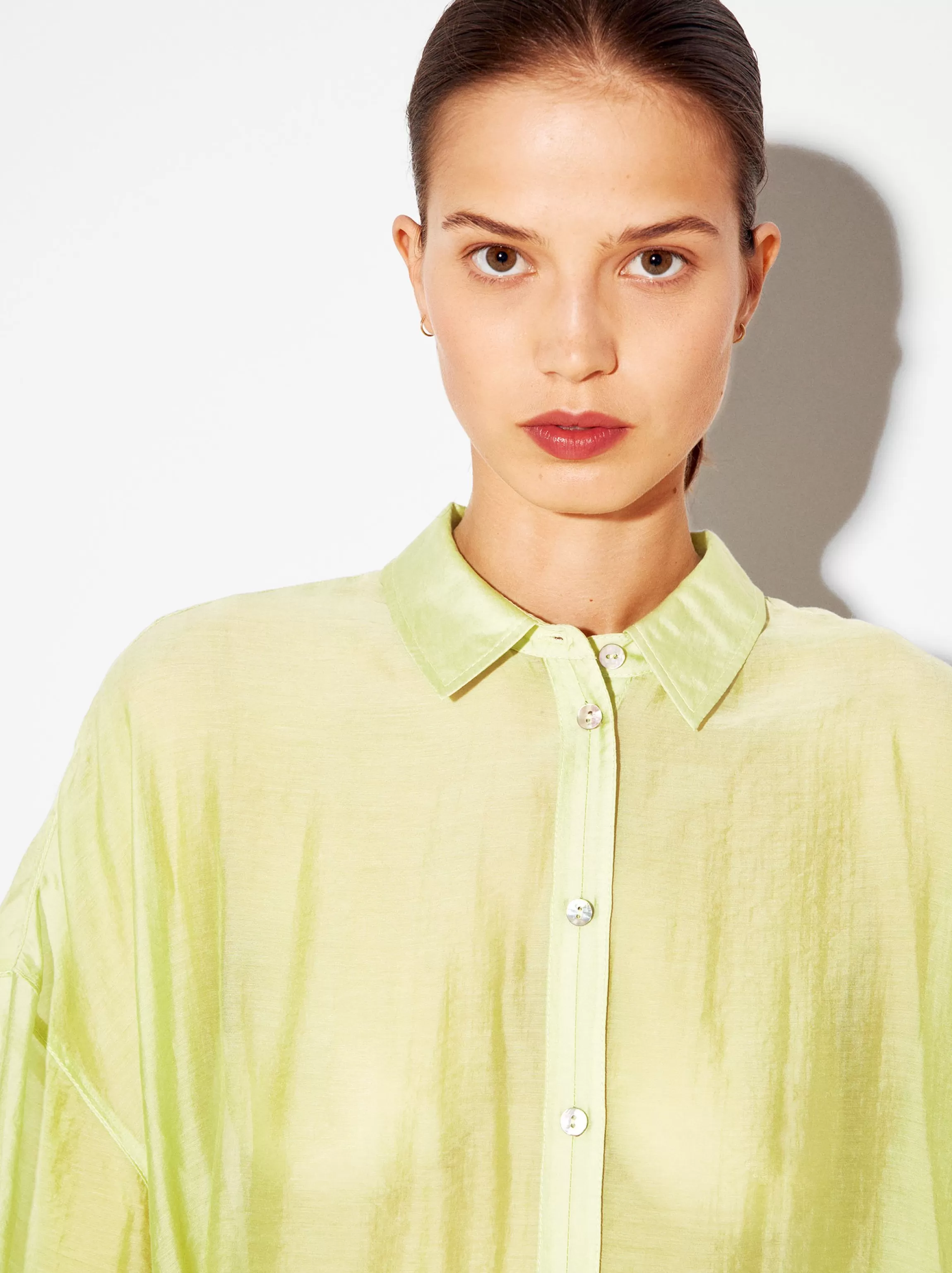 Mujer PARFOIS Camisas*Camisa De Lyocell Amarillo