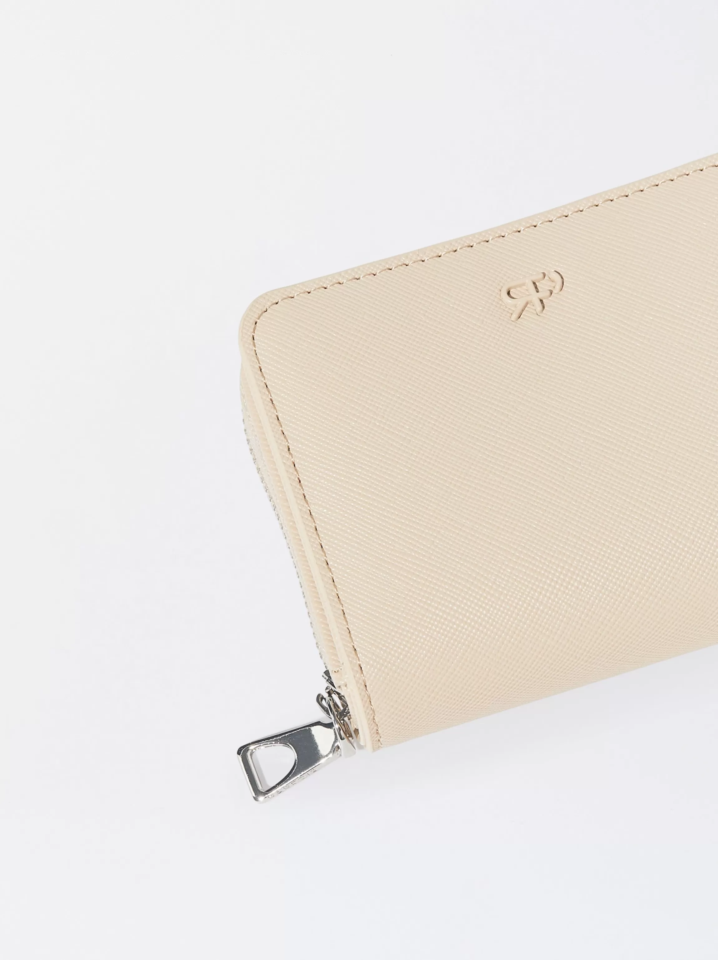 Mujer PARFOIS Tarjetero*Cartera Básica Beige