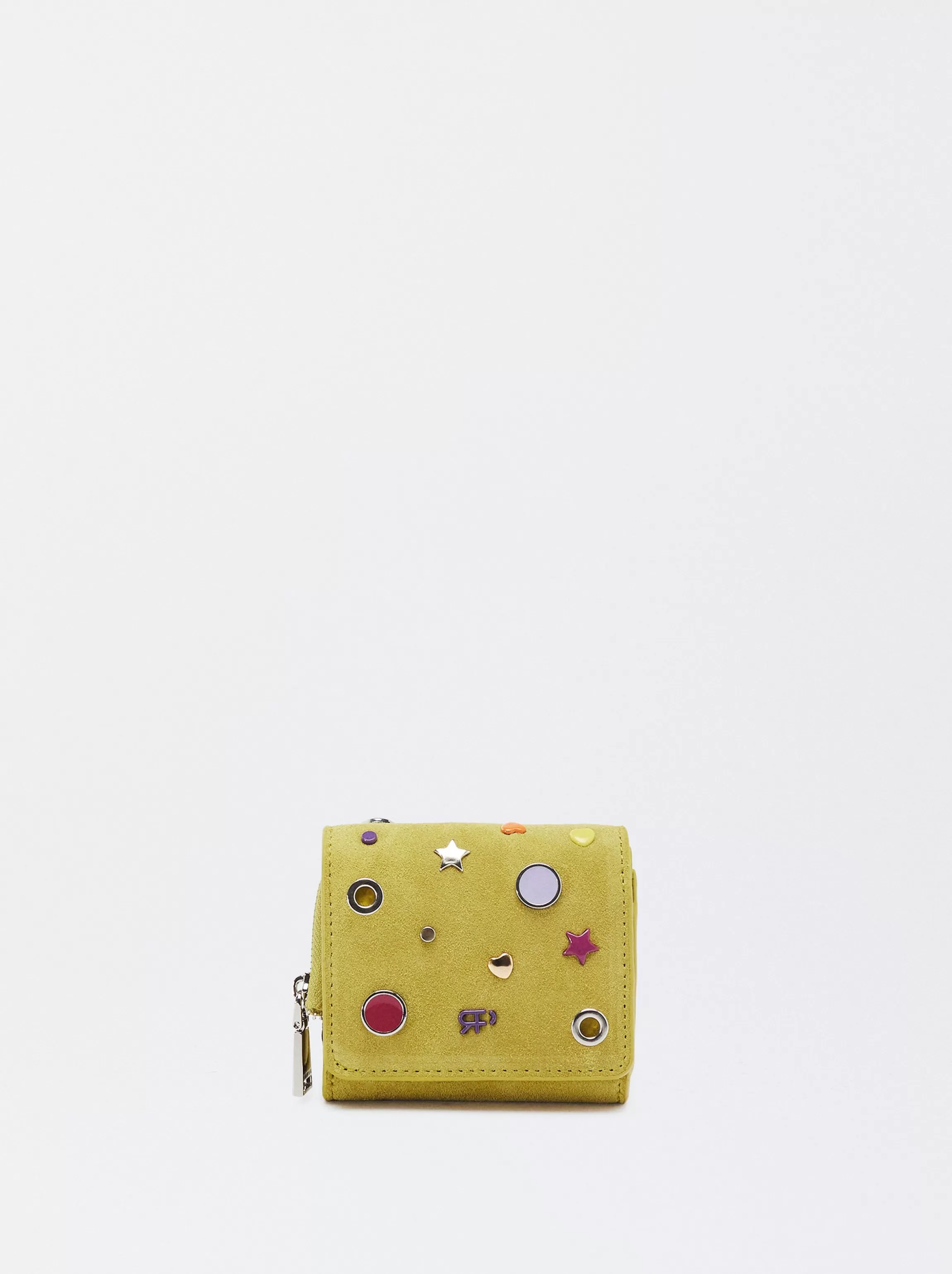 Mujer PARFOIS Monederos*Cartera En Serraje Amarillo