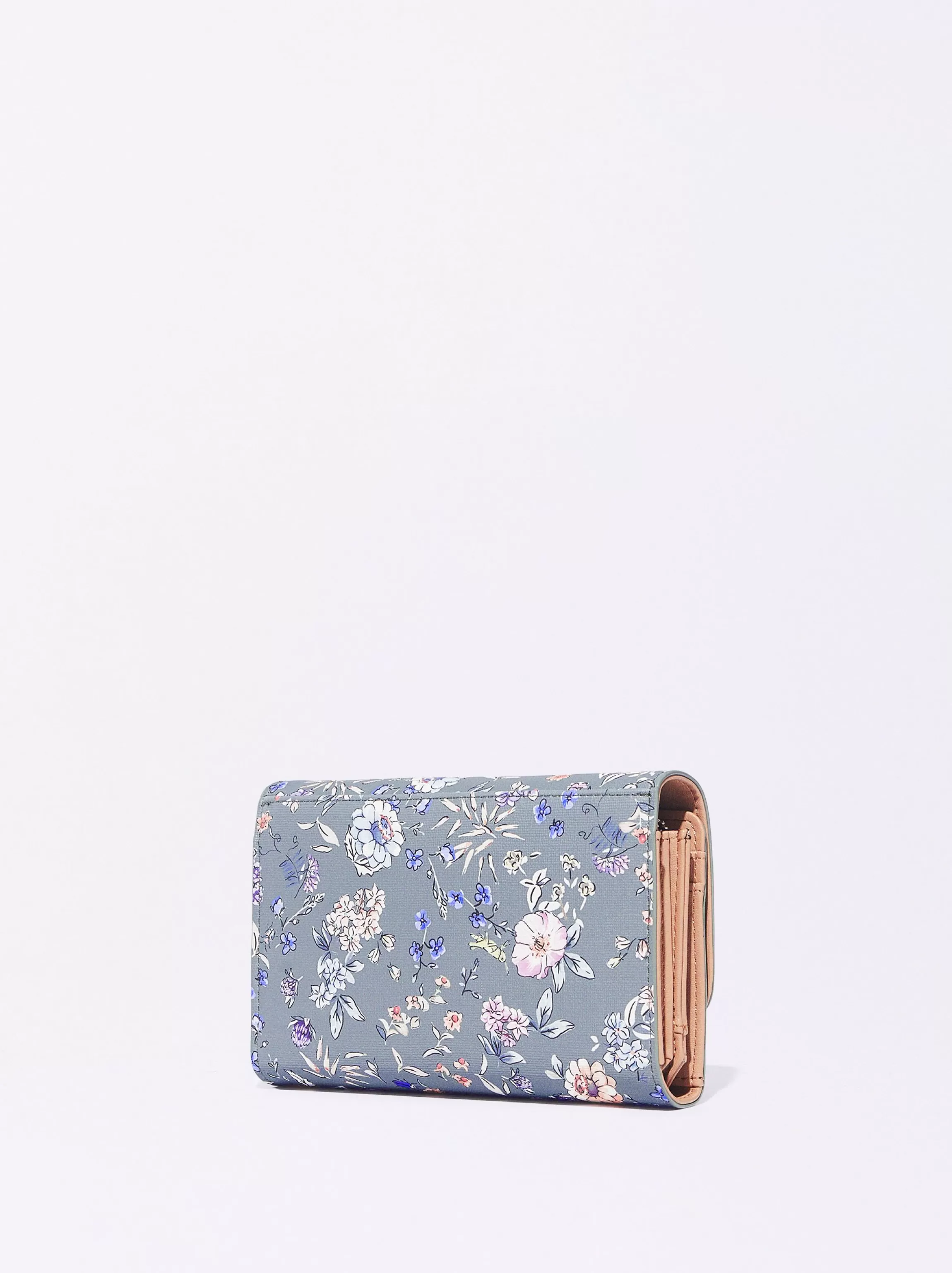 Mujer PARFOIS NEW Carteras*Cartera Estampado Floral Caqui