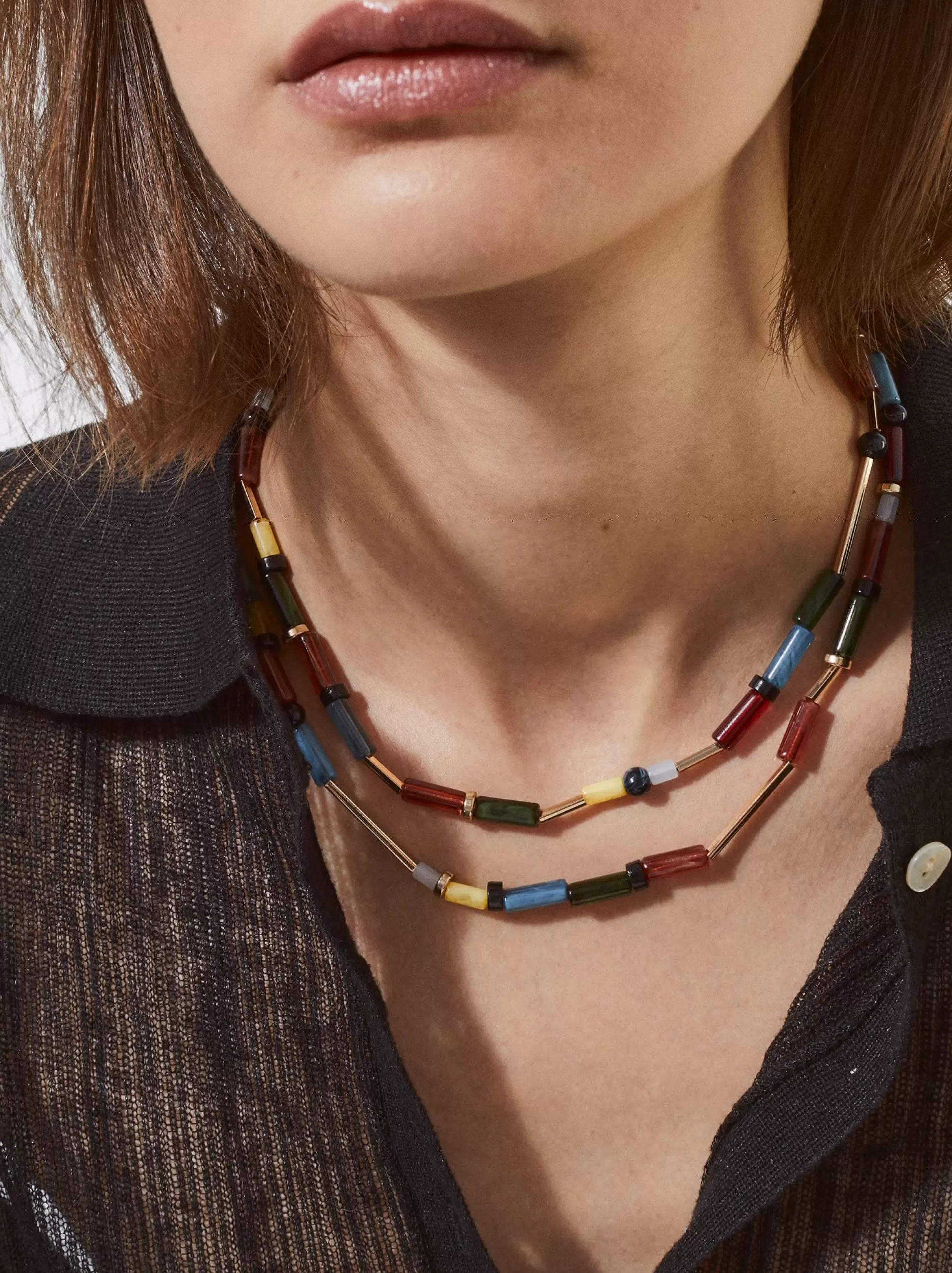 Mujer PARFOIS Conjunto de Collares | Conjuntos*Collar Con Abalorios Multicor