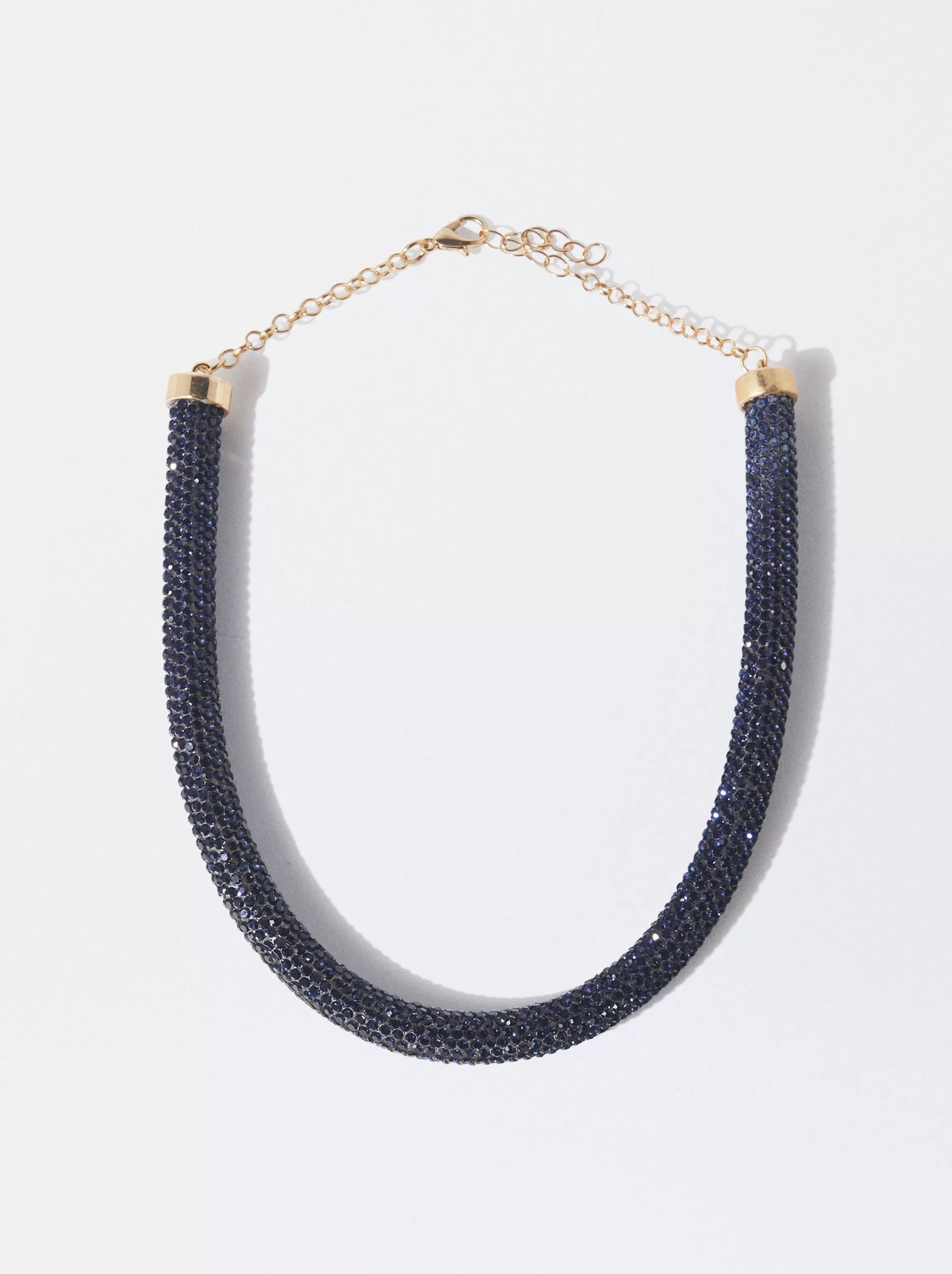 Mujer PARFOIS Collares cortos*Collar Con Cristales Azul