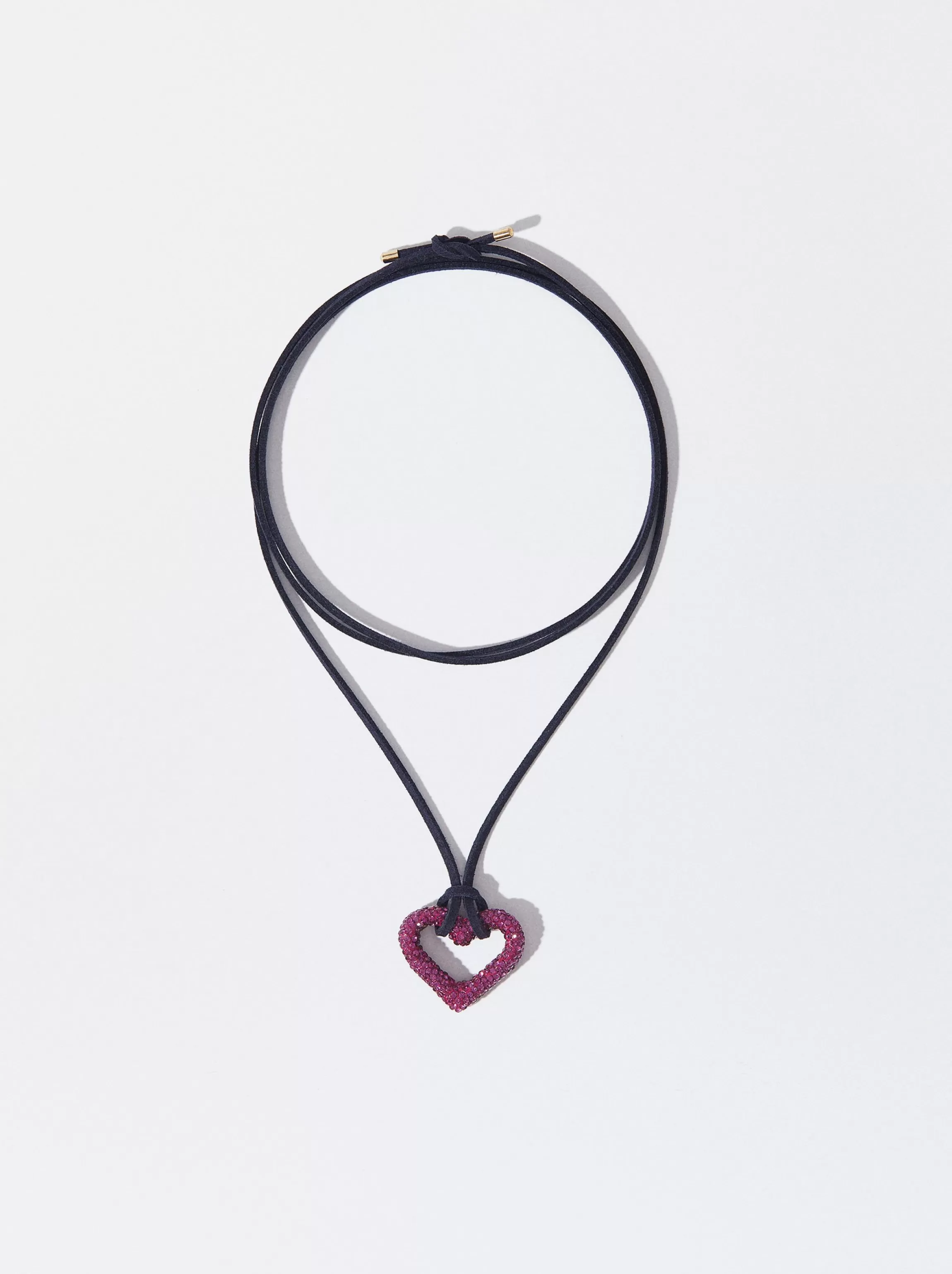 Mujer PARFOIS Collares cortos | Chokers*Collar Cuerda De Piel Con Cristales Multicor