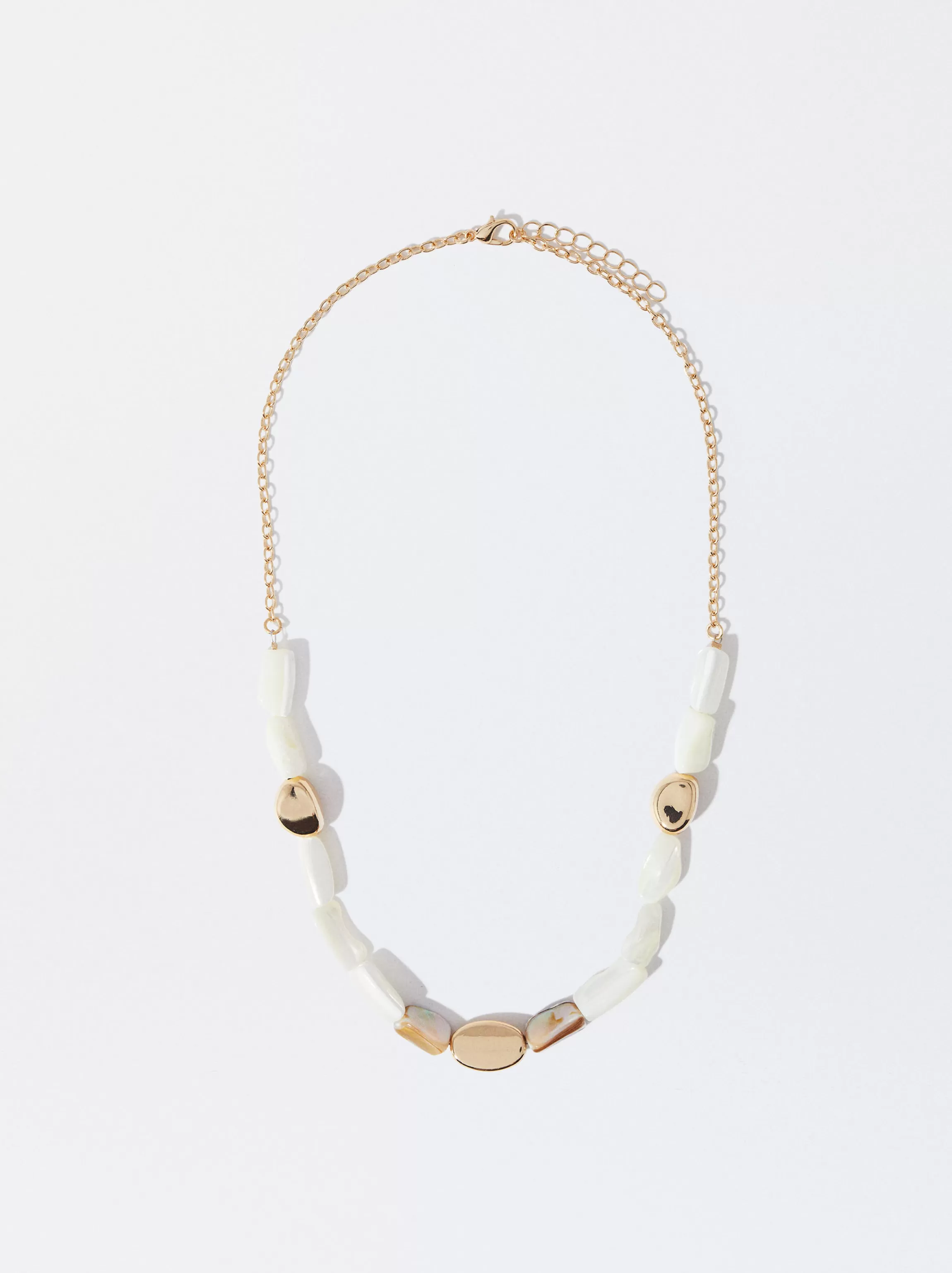 Mujer PARFOIS Collares cortos*Collar De Concha Blanco