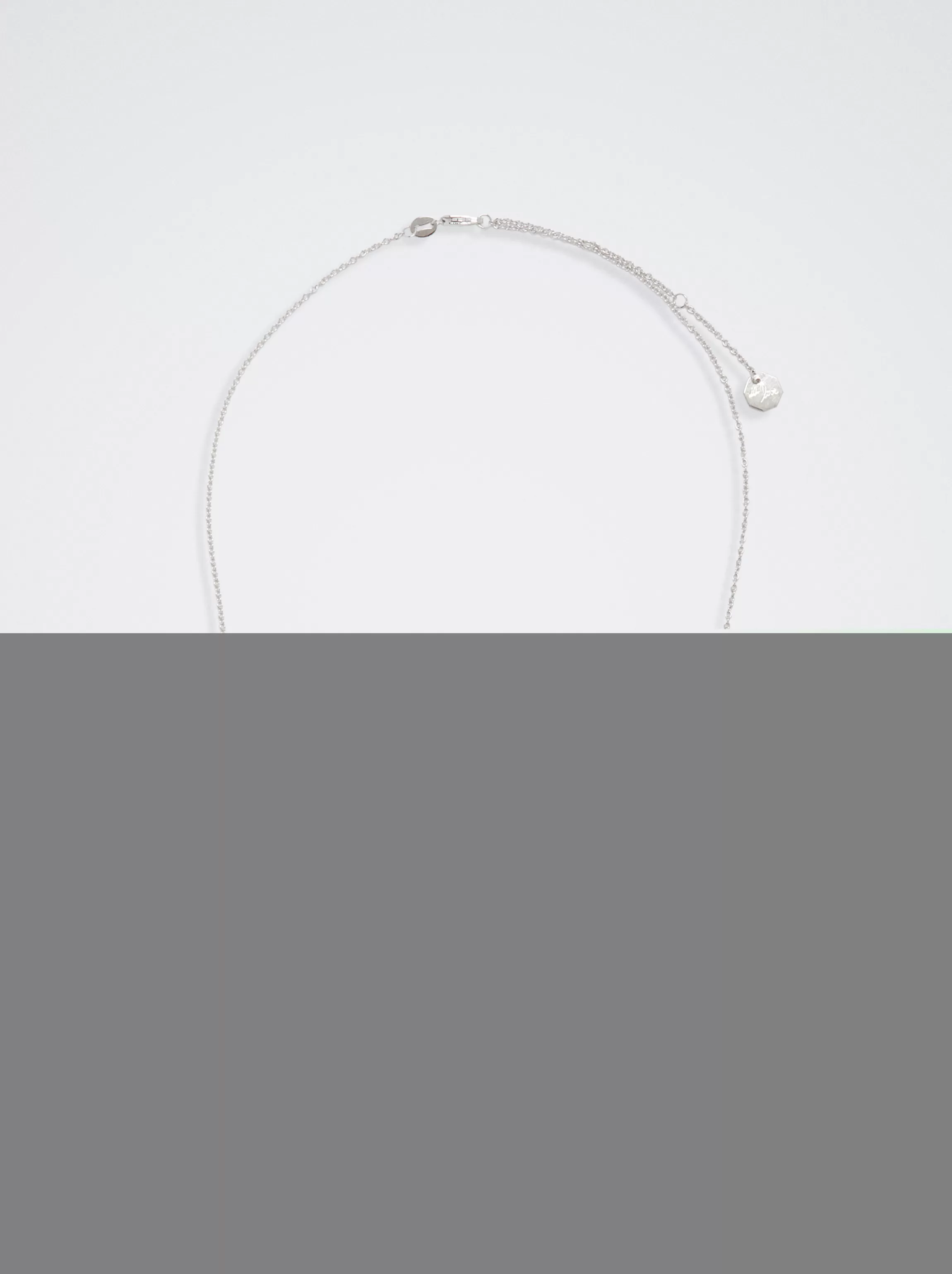 Mujer PARFOIS Collares cortos*Collar De Plata 925 Con Circonitas Plateado