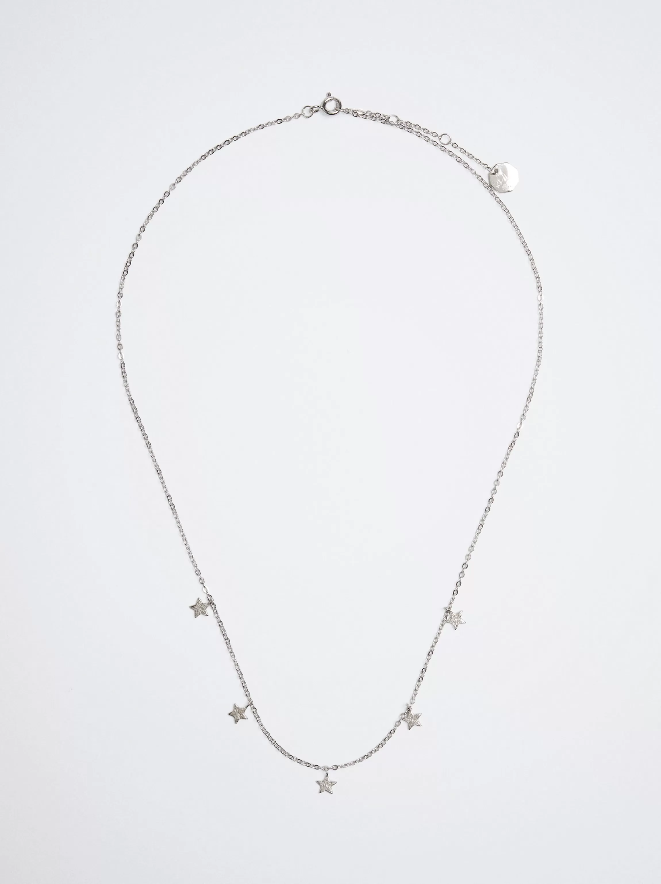 Mujer PARFOIS Collares cortos*Collar De Plata 925 Con Estrellas Plateado