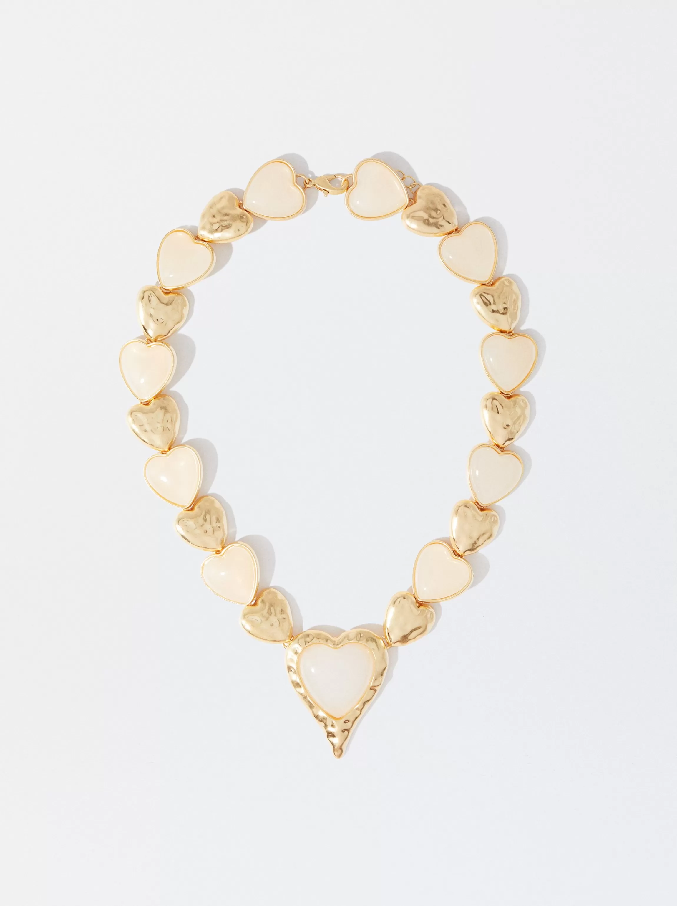 Mujer PARFOIS Trend Collection | Collares cortos*Collar Con Corazones Dorado