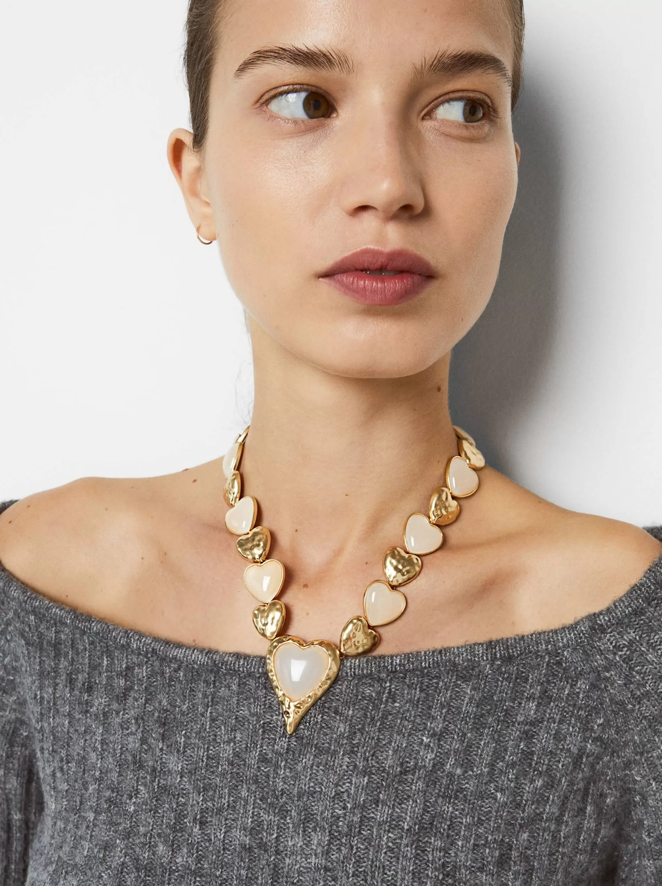 Mujer PARFOIS Trend Collection | Collares cortos*Collar Con Corazones Dorado