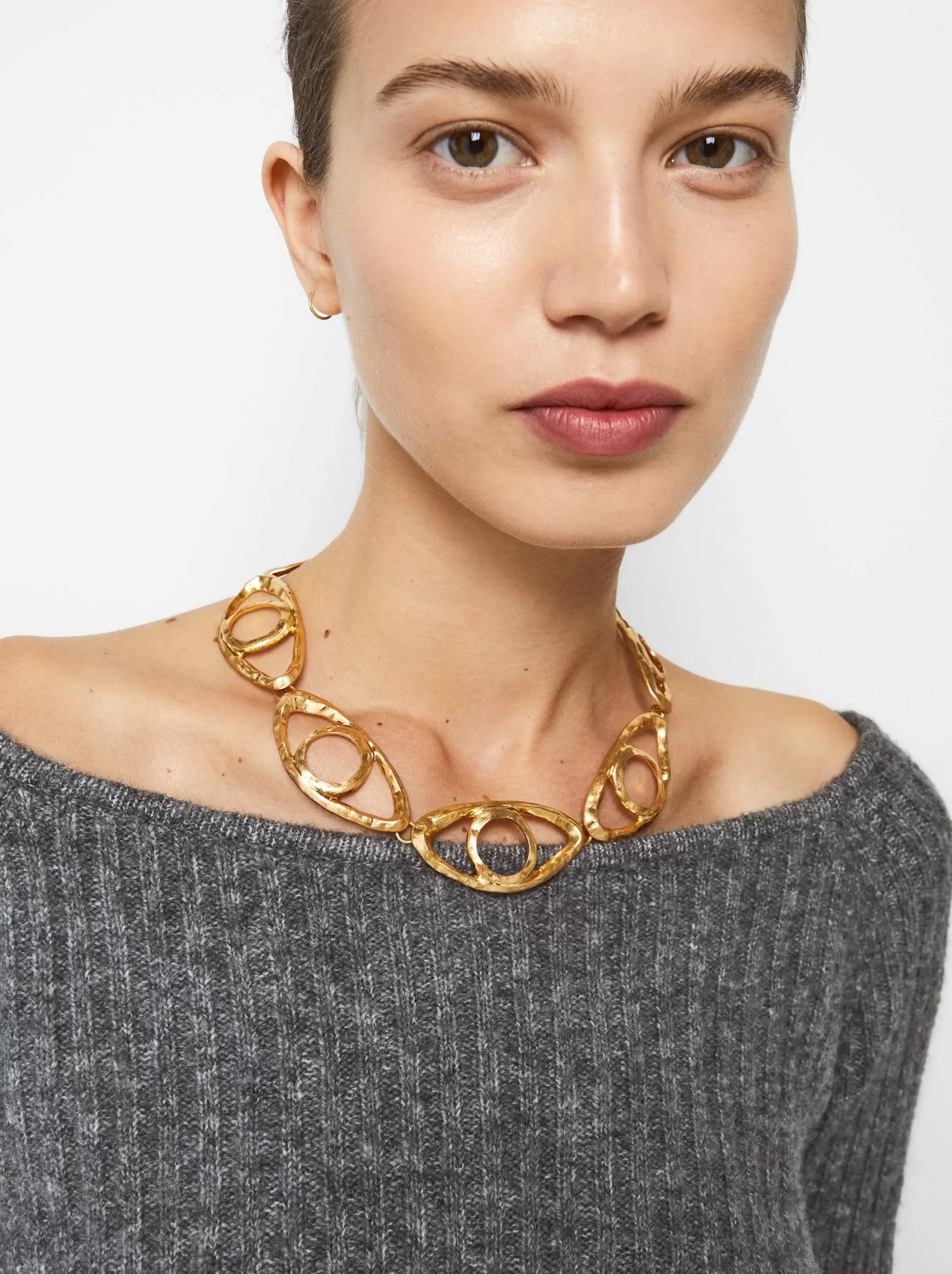 Mujer PARFOIS Trend Collection | Collares cortos*Collar Ojos Dorado