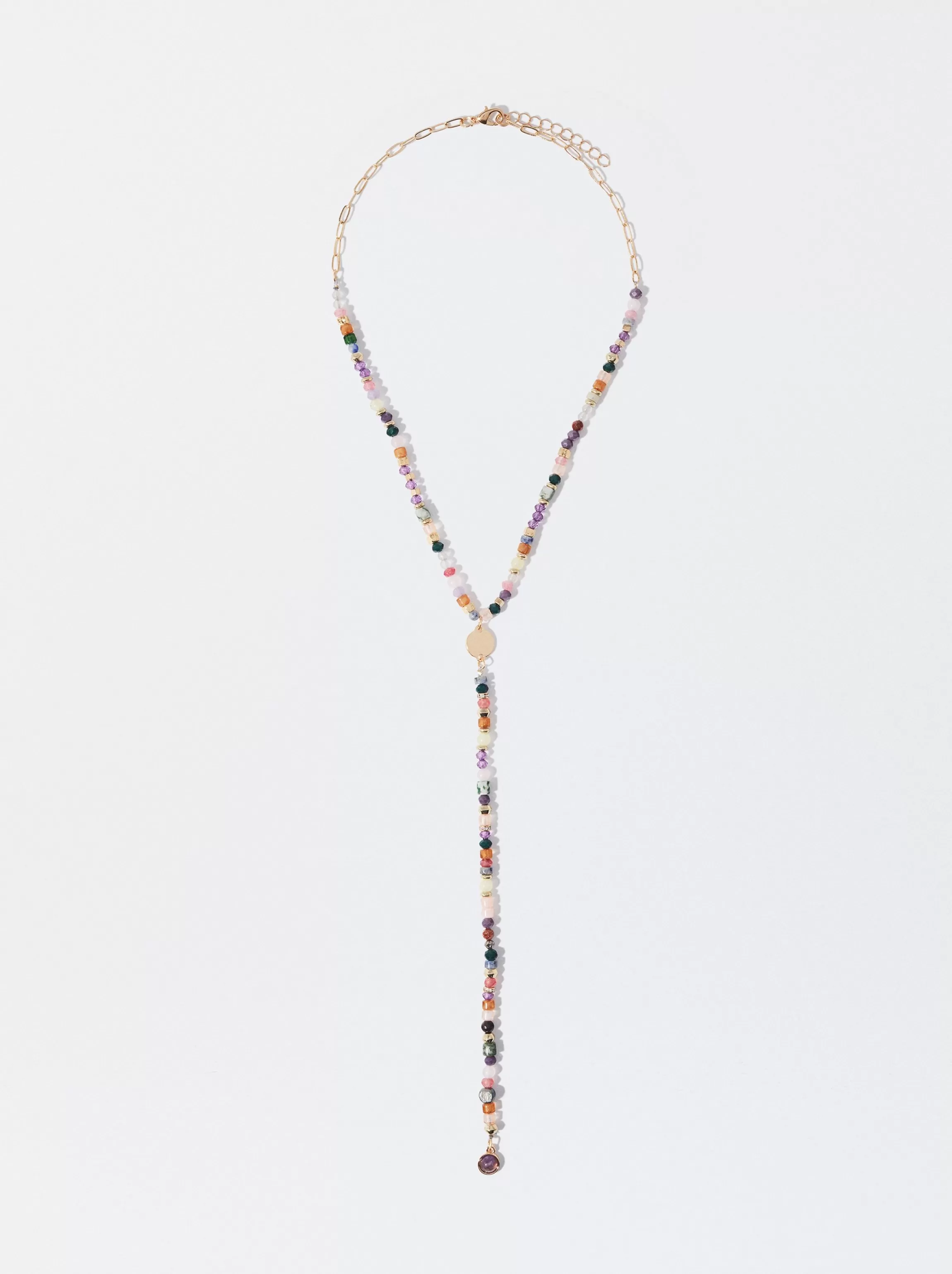 Mujer PARFOIS Collares largos*Collar Multicolor Con Piedra Multicor