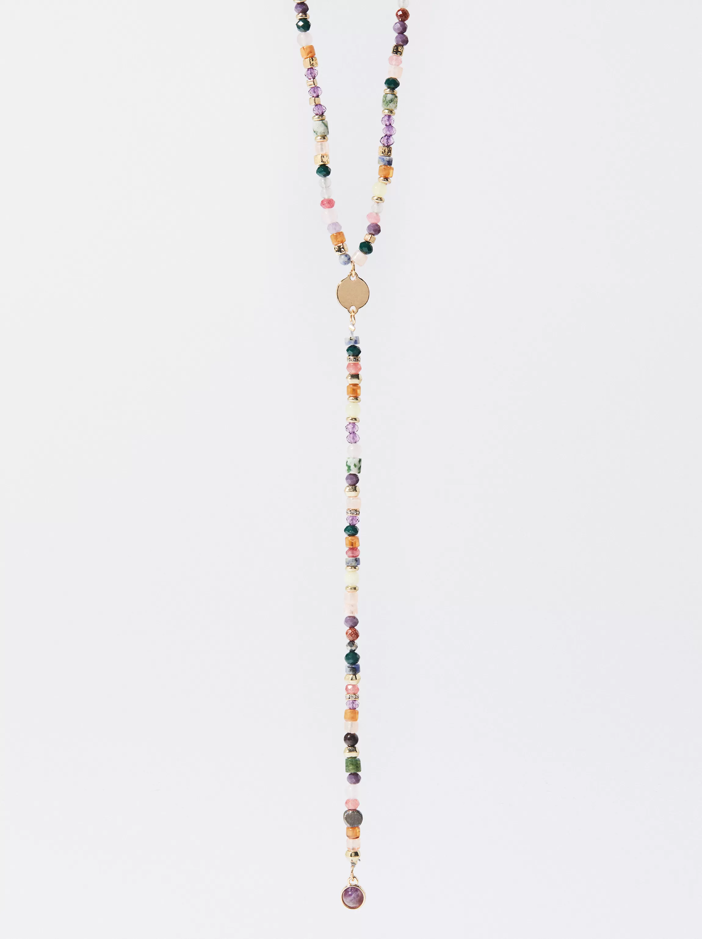 Mujer PARFOIS Collares largos*Collar Multicolor Con Piedra Multicor