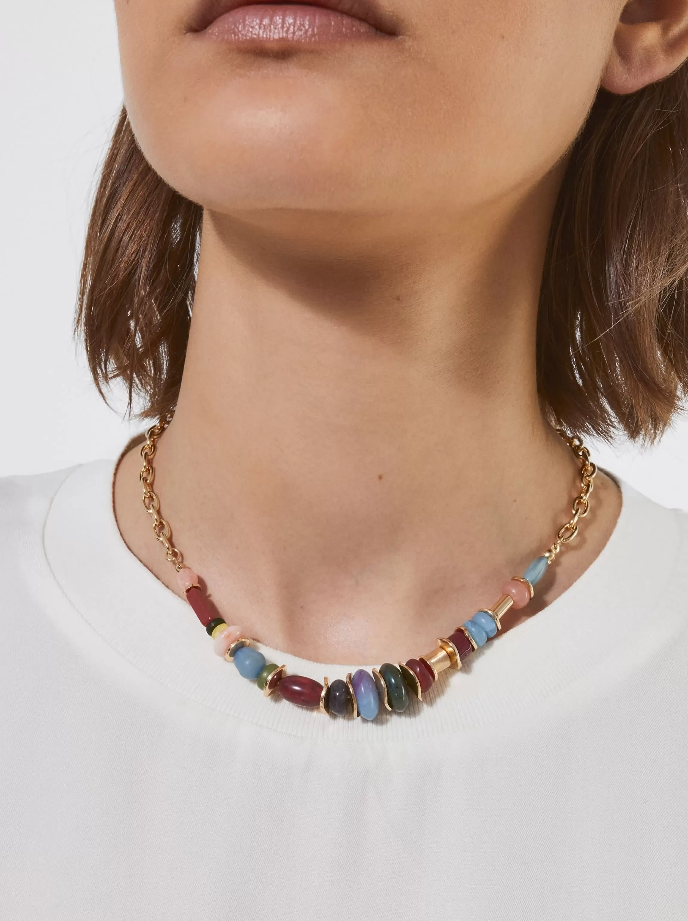 Mujer PARFOIS Collares cortos*Collar Multicolor Con Resina Multicor