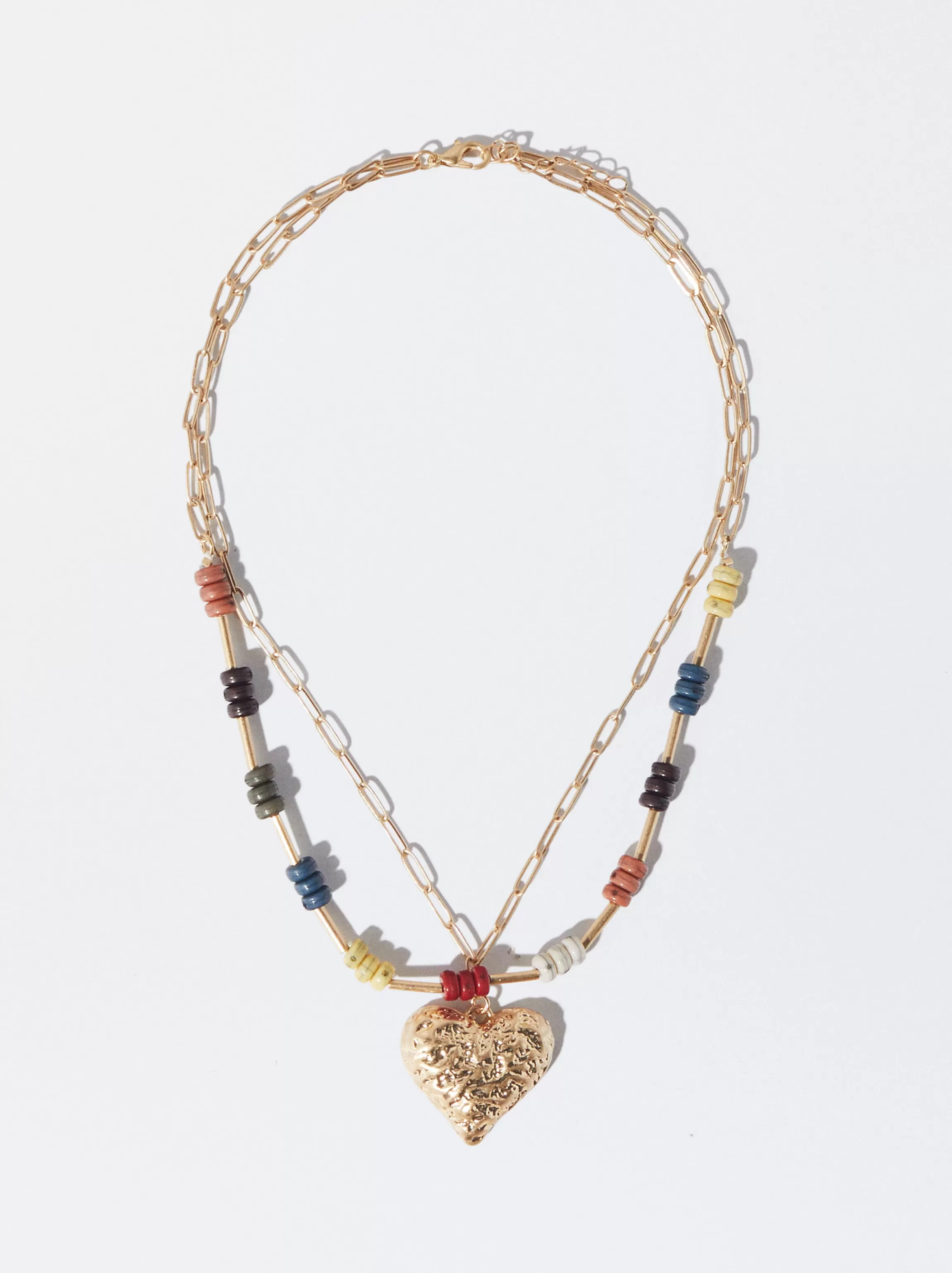 Mujer PARFOIS Conjunto de Collares | Conjuntos*Conjunto De Collares Con Medallón Corazón Multicor