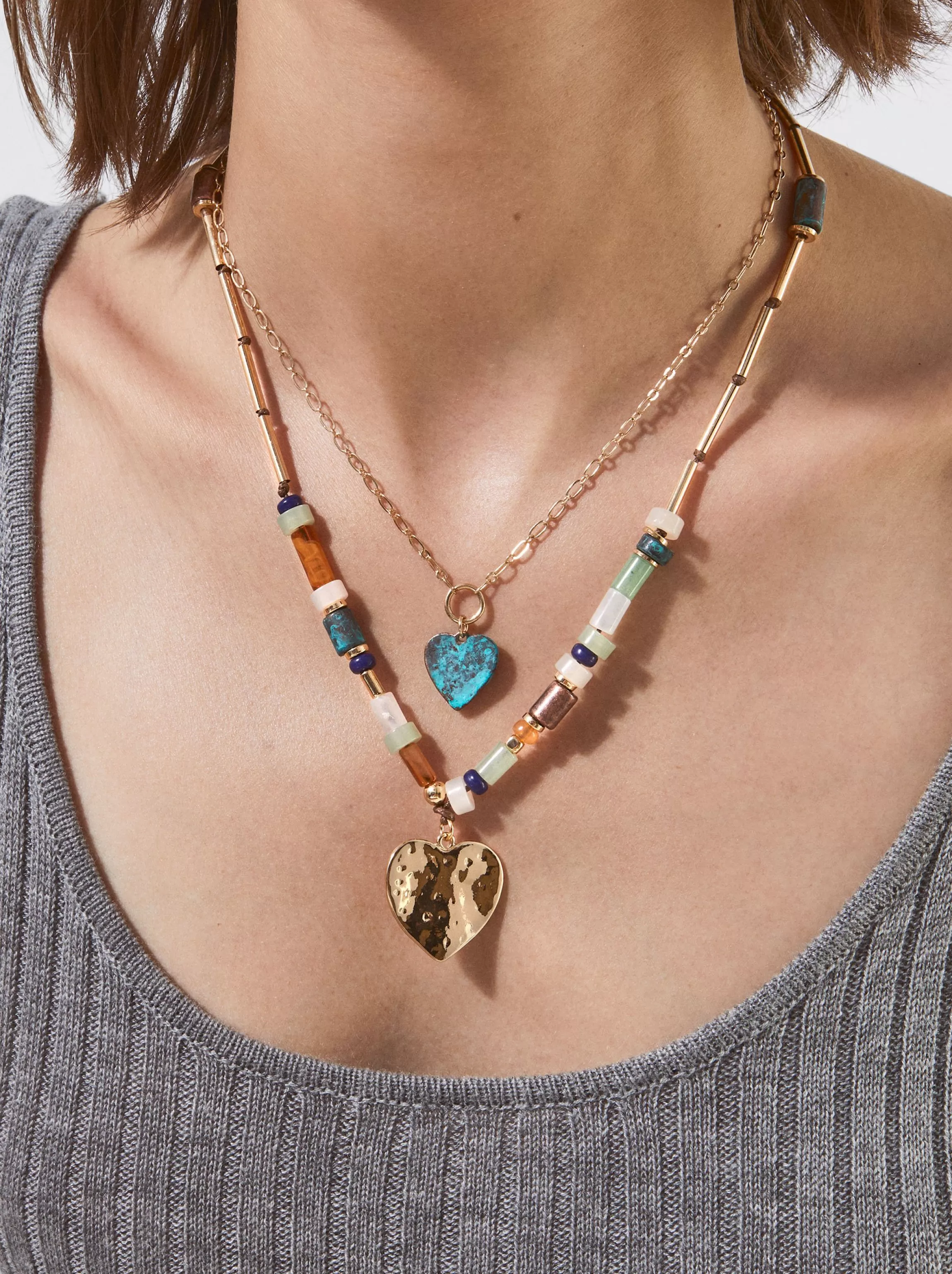 Mujer PARFOIS Conjunto de Collares | Conjuntos*Conjunto De Collares Con Piedra Multicor