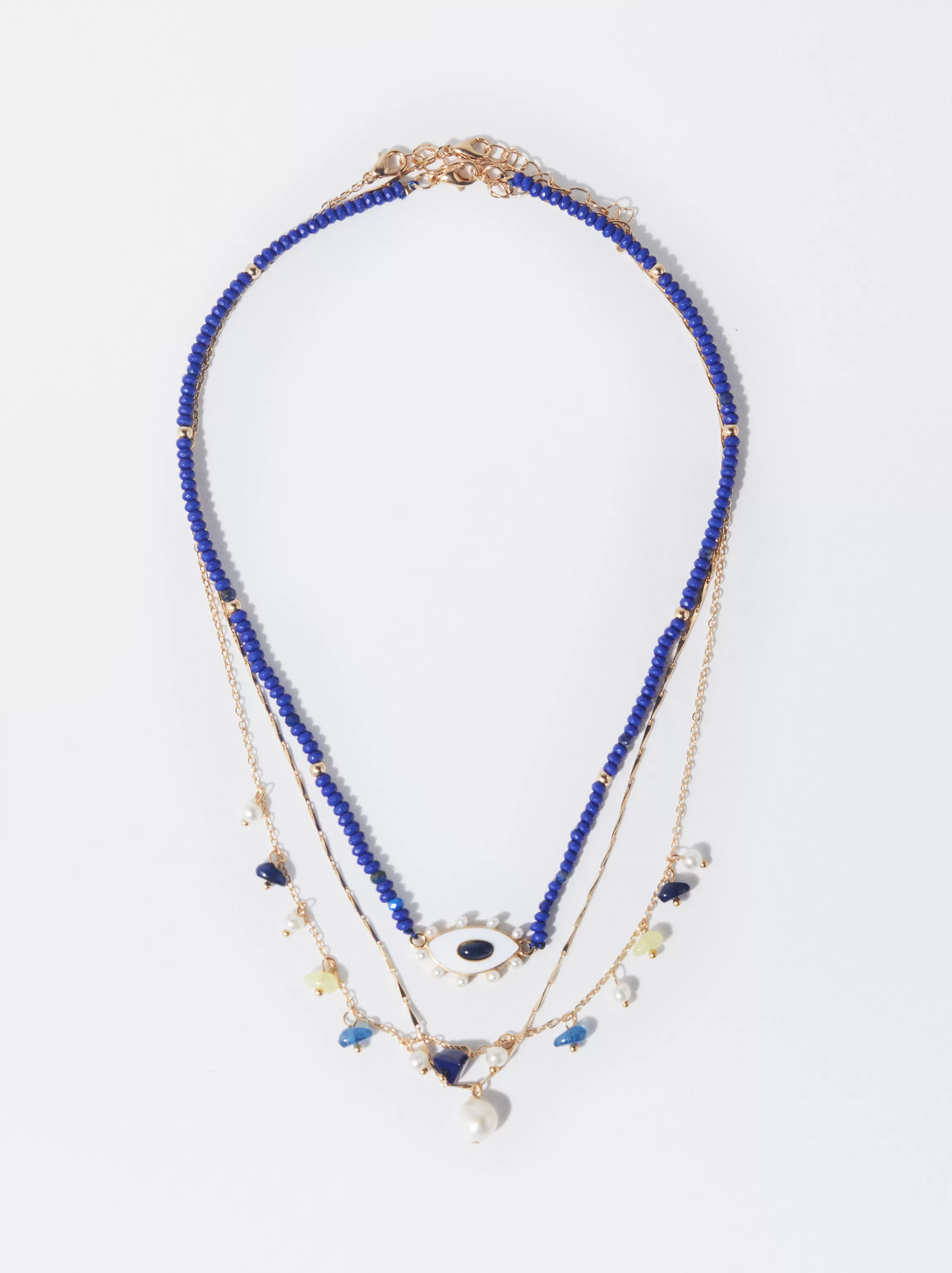 Mujer PARFOIS Conjunto de Collares | Conjuntos*Conjunto De Collares Con Piedra Y Ojo Multicor