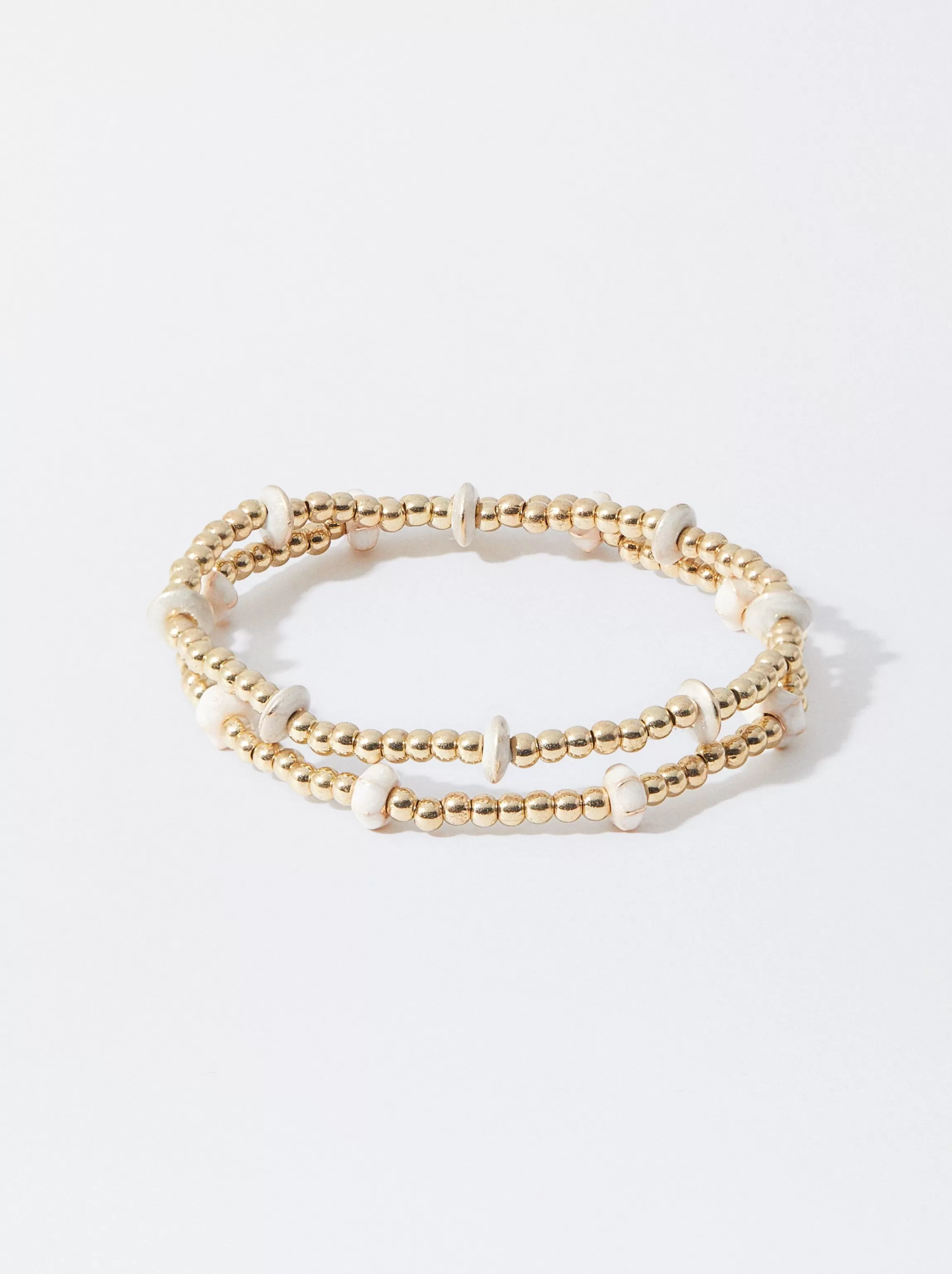 Mujer PARFOIS Pulseras | Conjunto de Pulseras*Conjunto De Pulseras Elásticas Beige