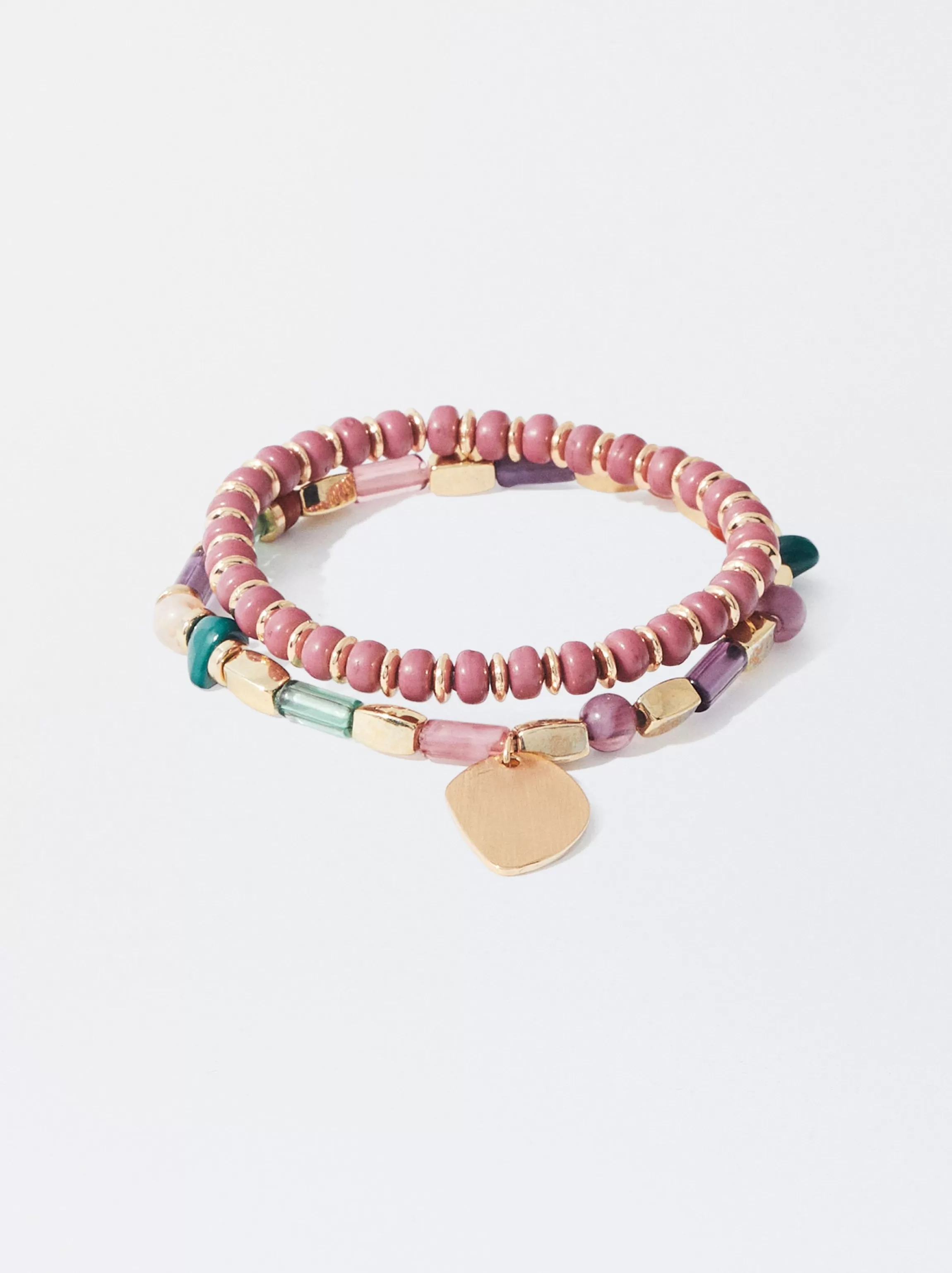 Mujer PARFOIS Pulseras*Conjunto De Pulseras Elásticas Multicor