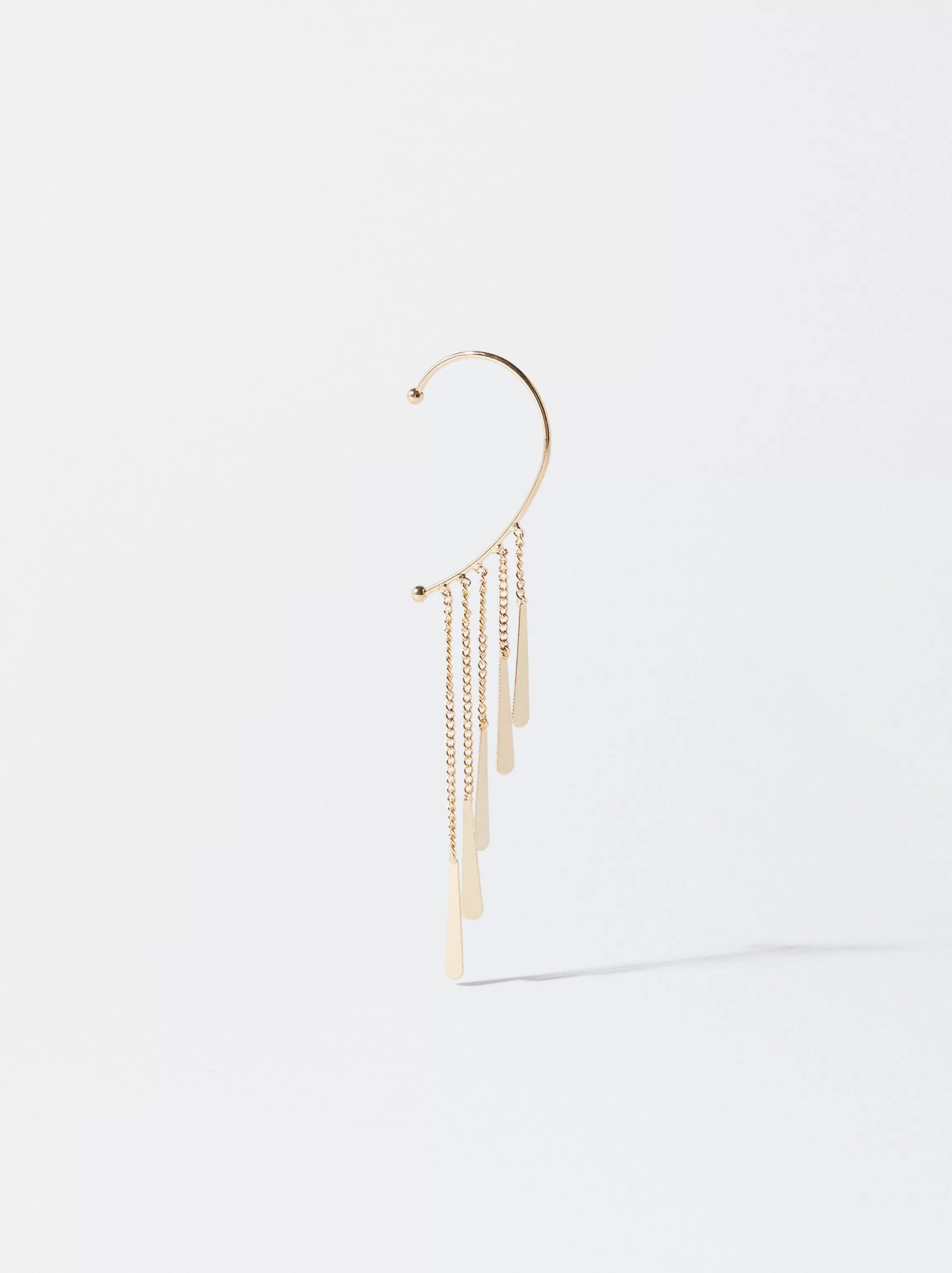 Mujer PARFOIS Pendientes largos | Pendientes Earcuff*Earcuff Con Lágrimas Dorado