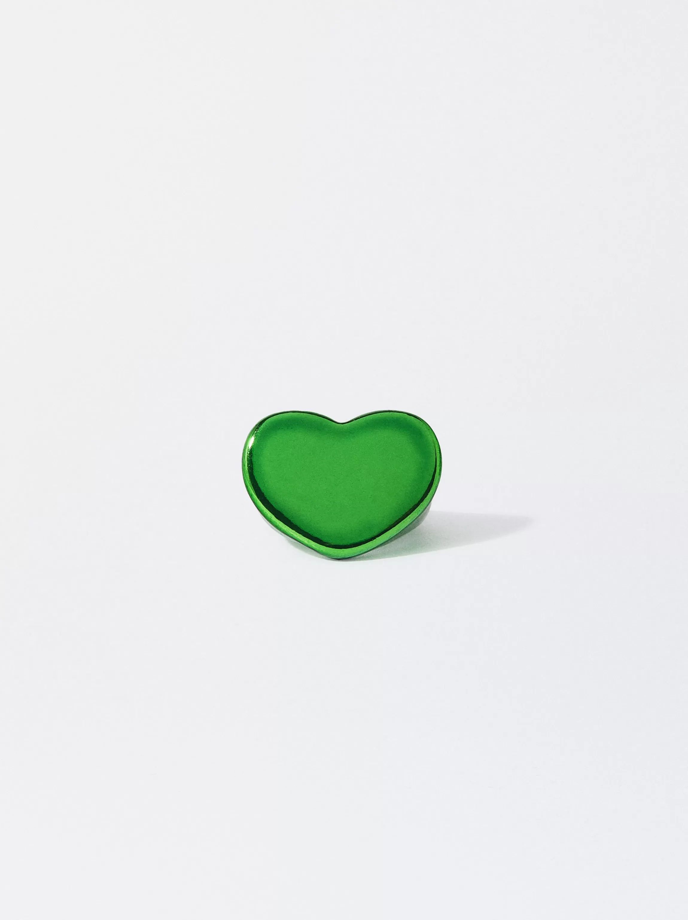 Mujer PARFOIS Anillos*Exclusivo Online - Anillo Corazón Metalizado Verde