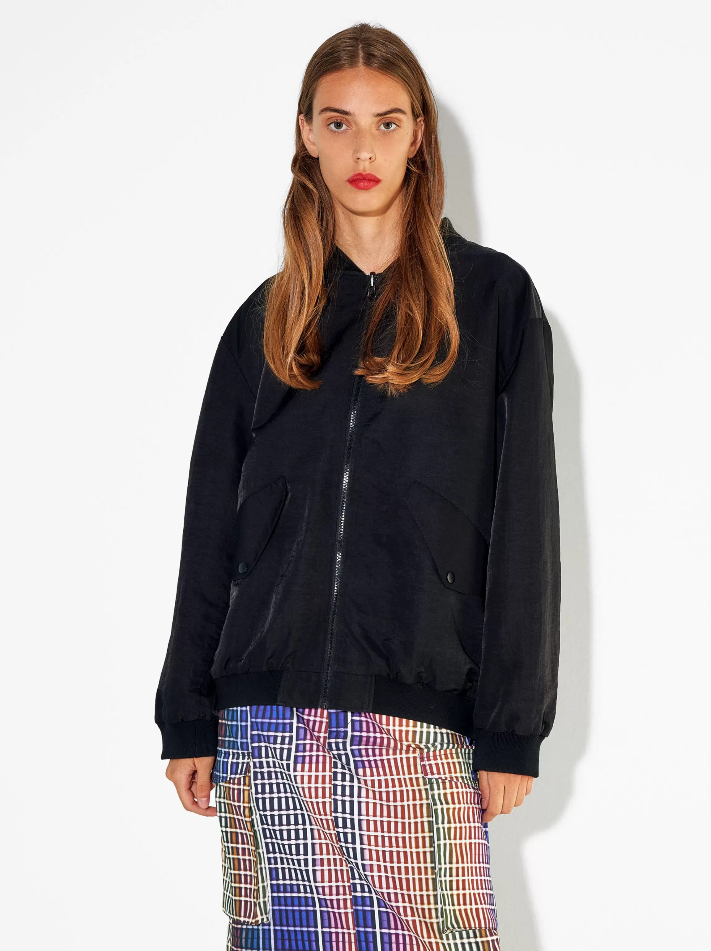 Mujer PARFOIS Blazers y Abrigos*Exclusivo Online - Bomber Con Bolsillos Negro