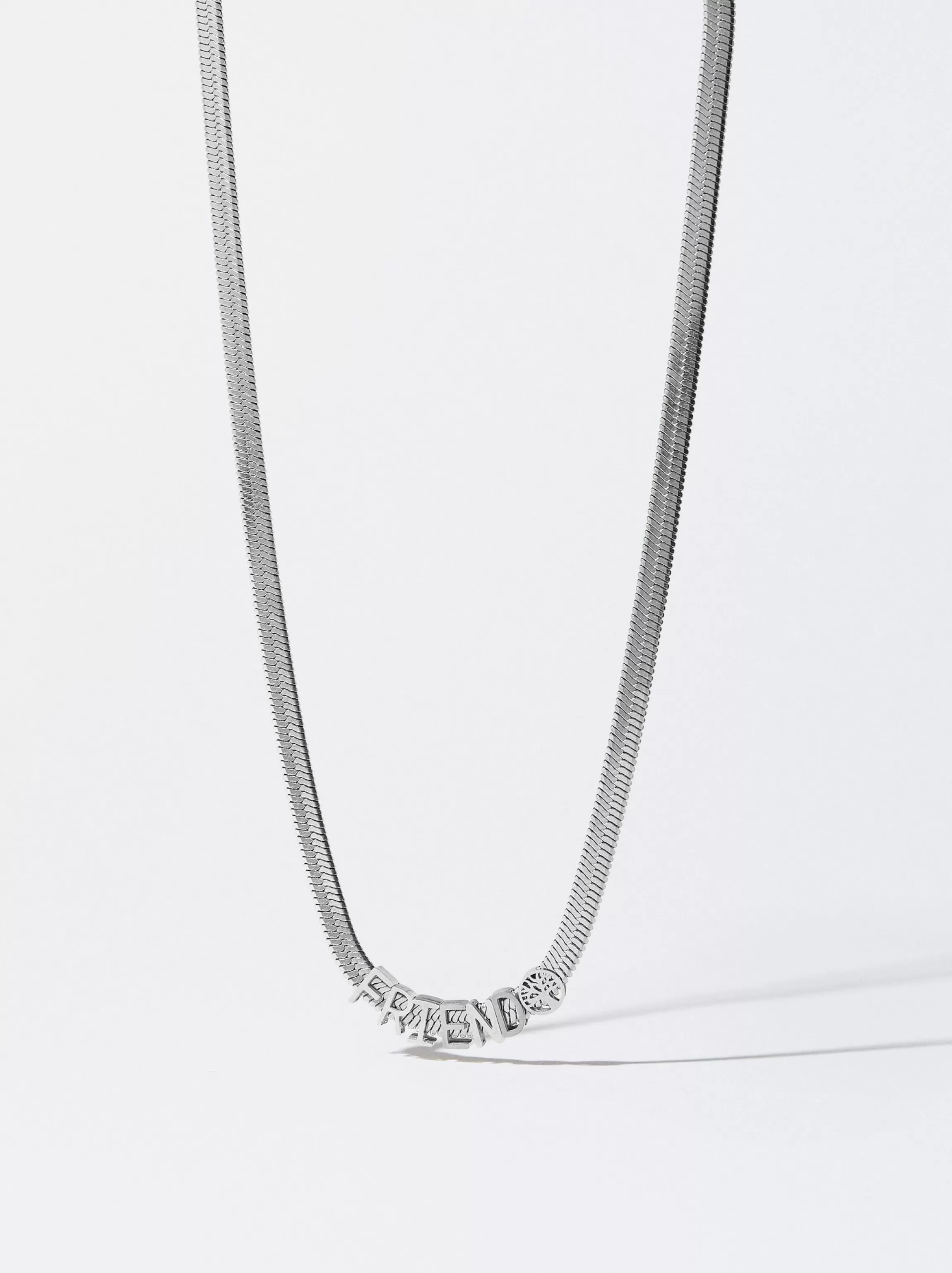 Mujer PARFOIS Collares cortos*Exclusivo Online - Collar Personalizable De Acero Plateado