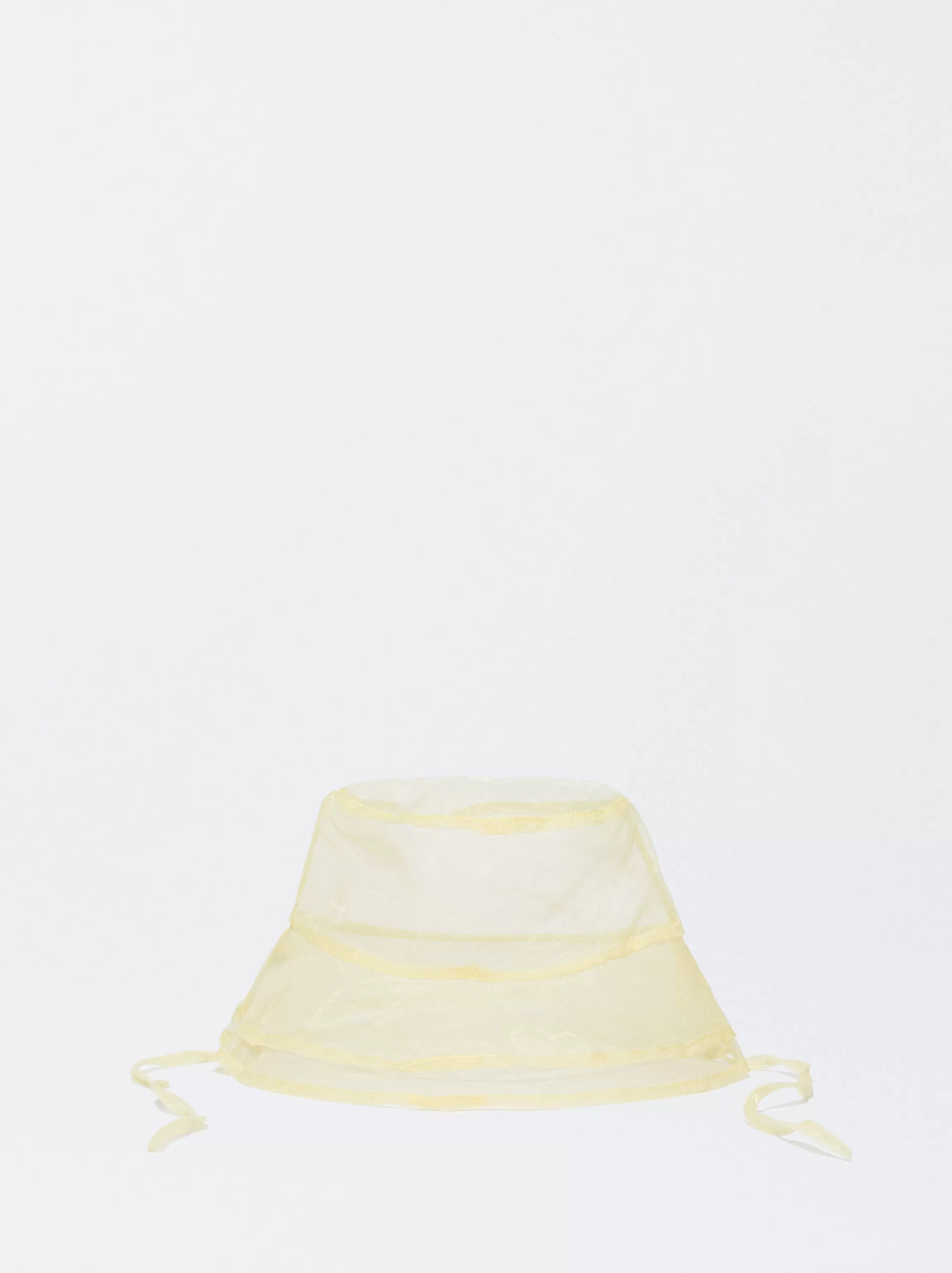 Mujer PARFOIS Gorros Bucket*Exclusivo Online - Gorro Bucket Organza Amarillo