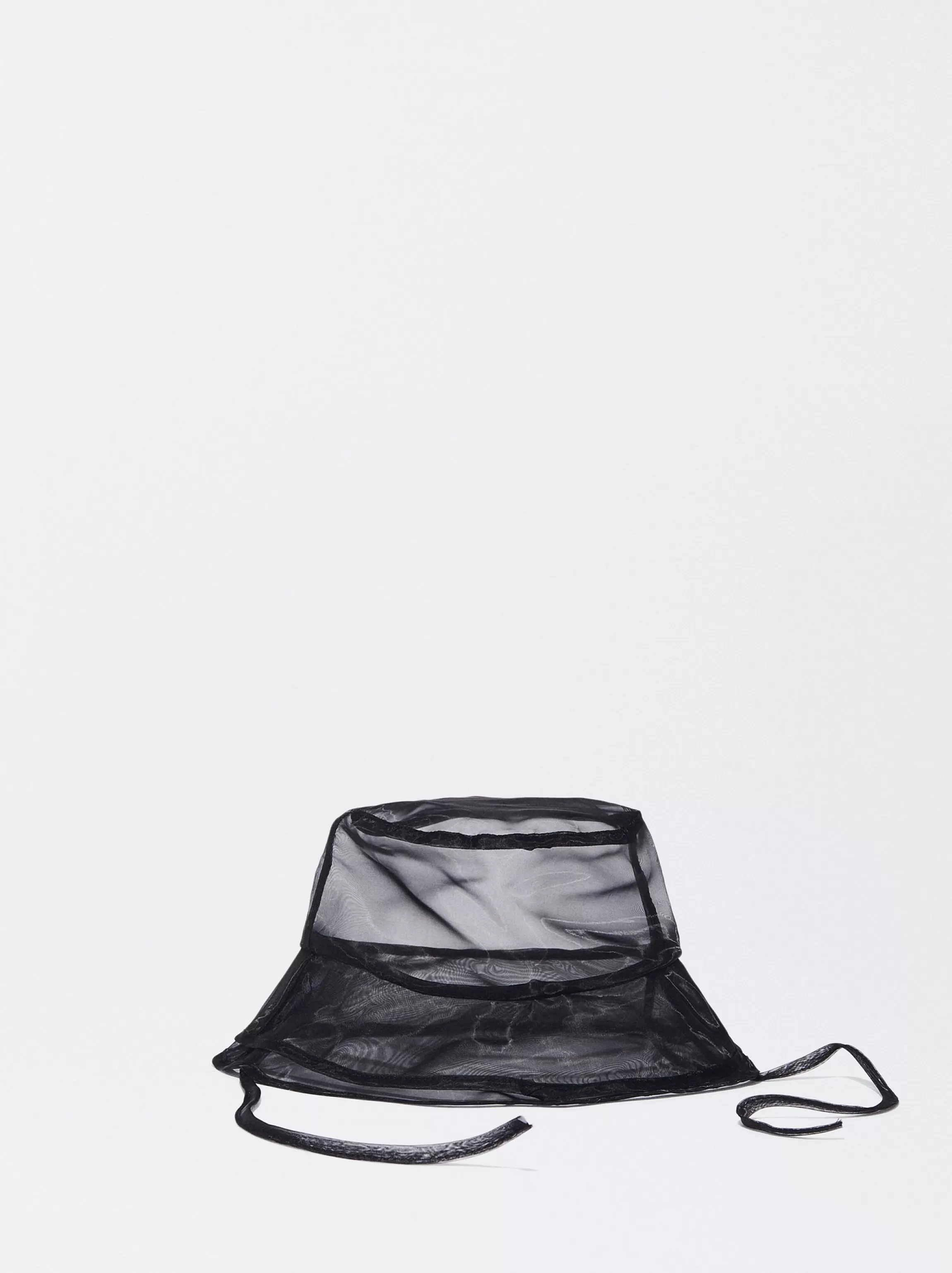 Mujer PARFOIS Gorros Bucket*Exclusivo Online - Gorro Bucket Organza Negro