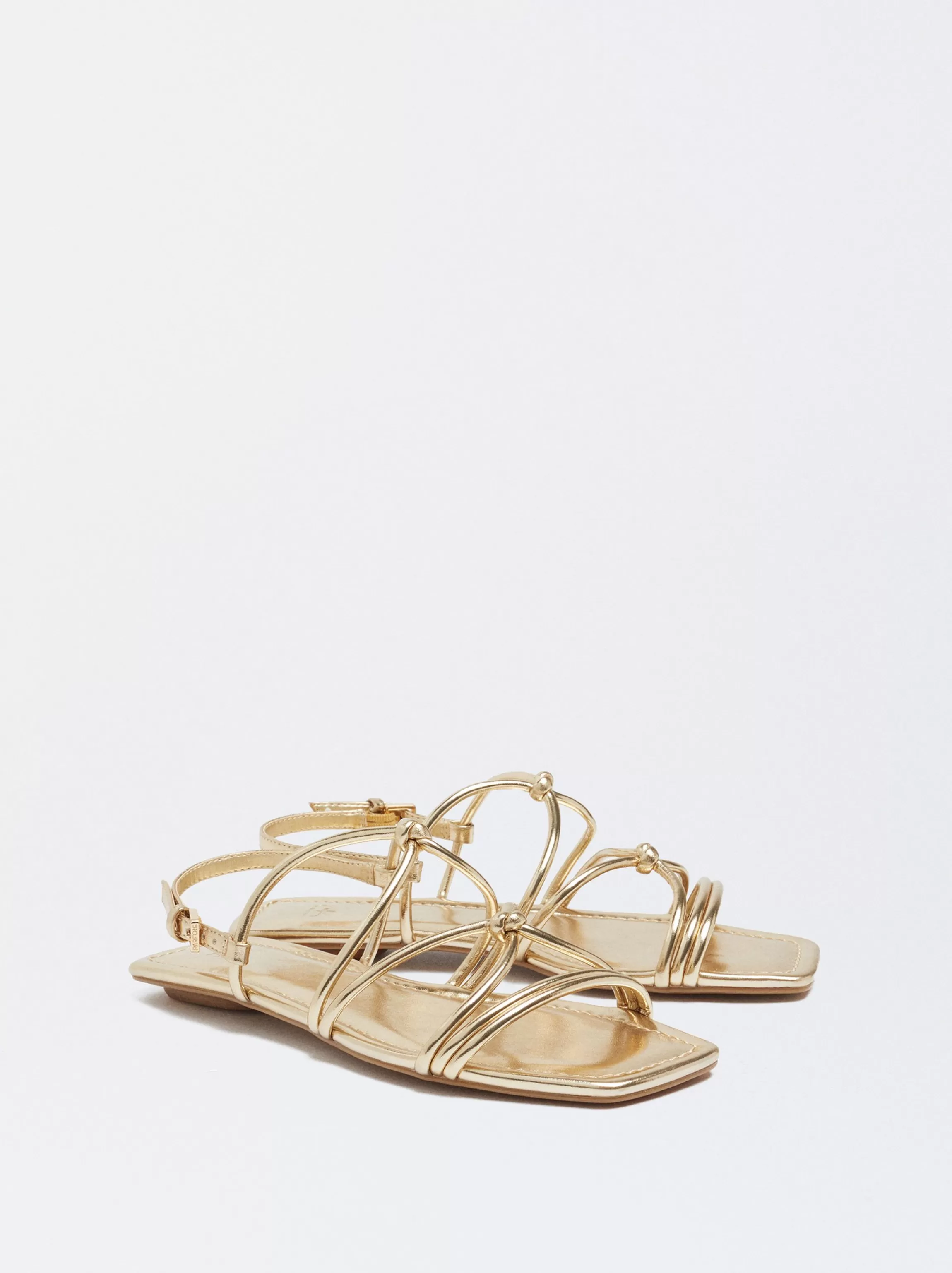 Mujer PARFOIS Sandalias*Exclusivo Online - Sandalia Plana Nudos Dorado