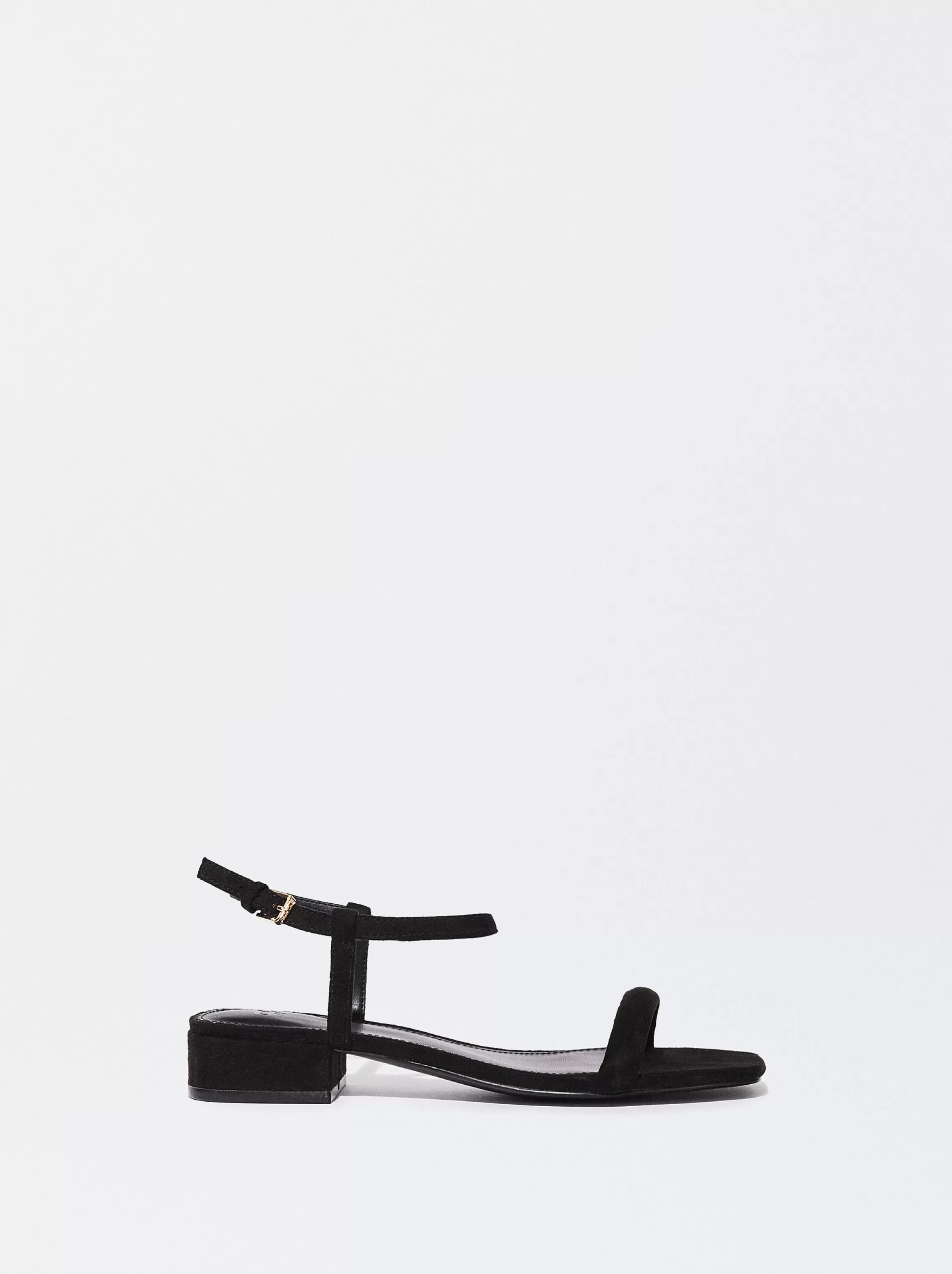 Mujer PARFOIS Sandalias | Zapatos de Tacón*Exclusivo Online - Sandalia Plana Tiras Pulsera Negro