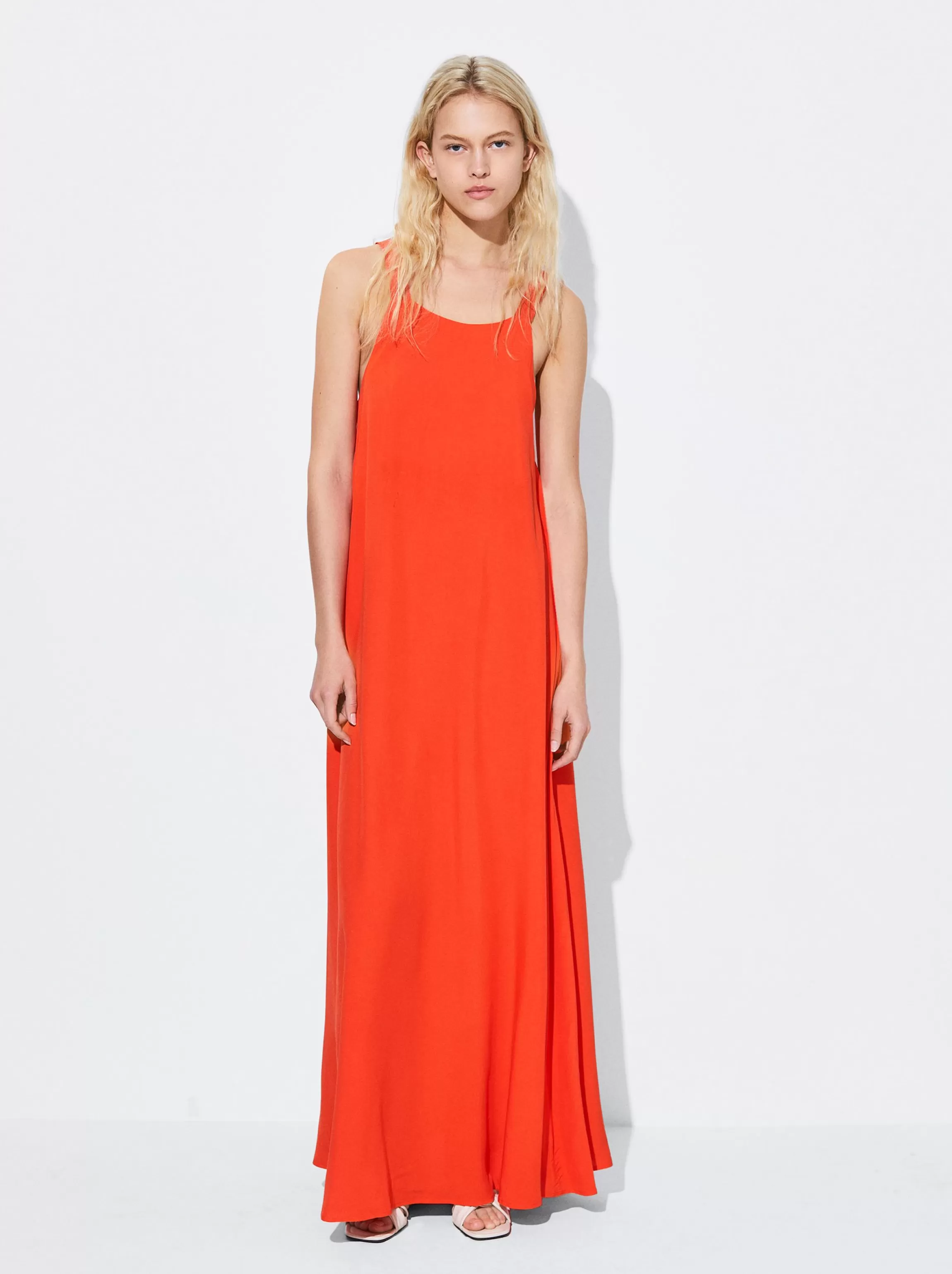 Mujer PARFOIS Vestidos*Exclusivo Online - Vestido Largo De Tirantes Naranja