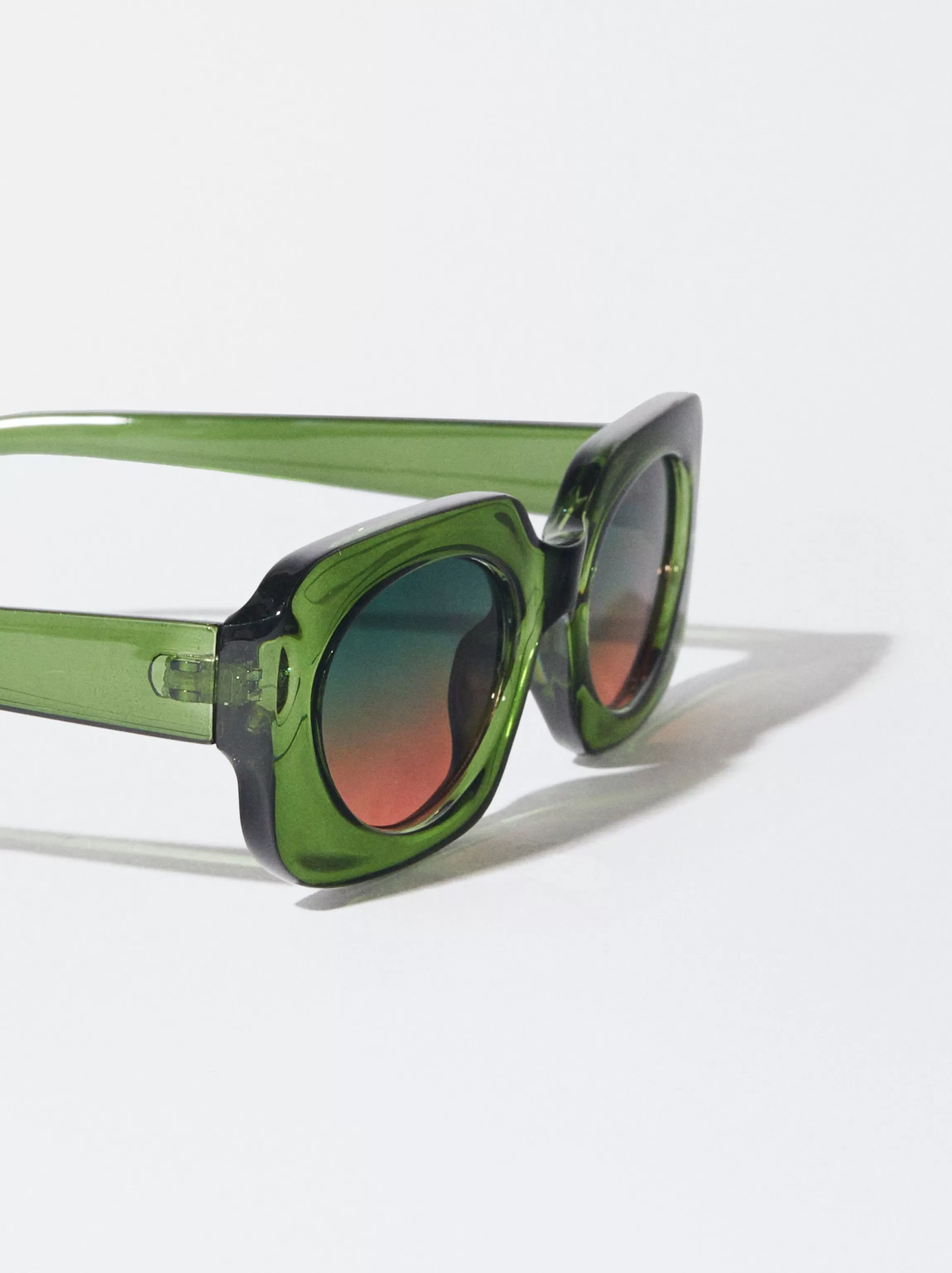 Mujer PARFOIS Gafas de sol de pasta | Gafas de sol cuadradas*Gafas De Sol Cuadradas Verde