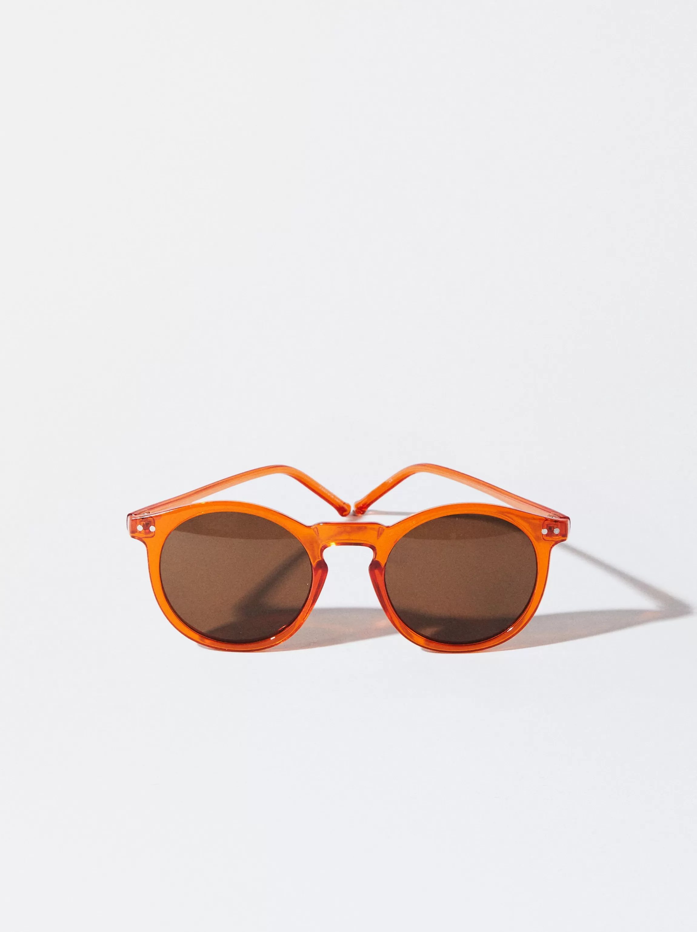 Mujer PARFOIS Gafas de sol de pasta | Gafas de sol redondas*Gafas De Sol Cuadradas Naranja