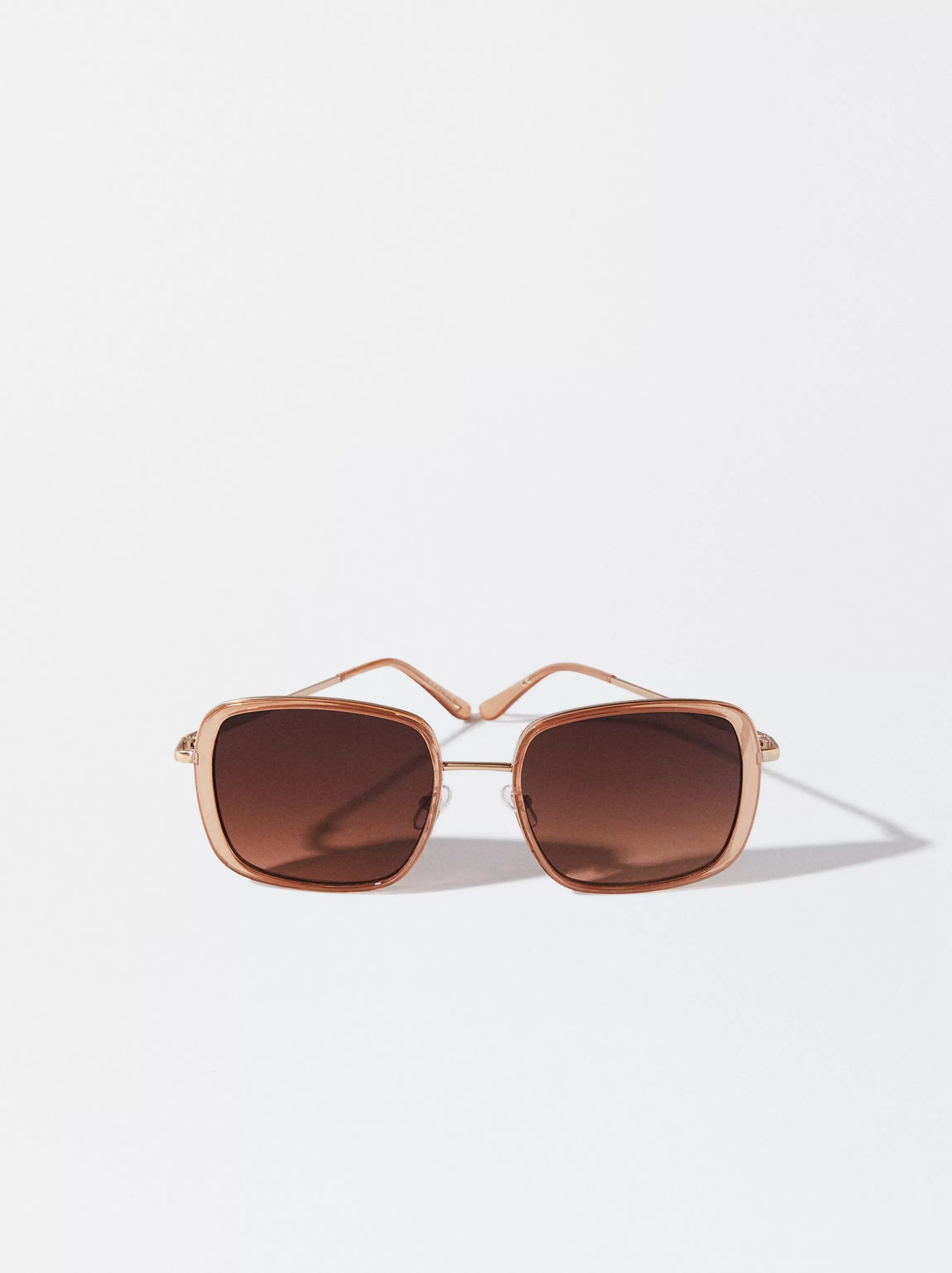 Mujer PARFOIS Gafas de sol metálicas | Gafas de sol cuadradas*Gafas De Sol Metálicas Cuadradas Rosa