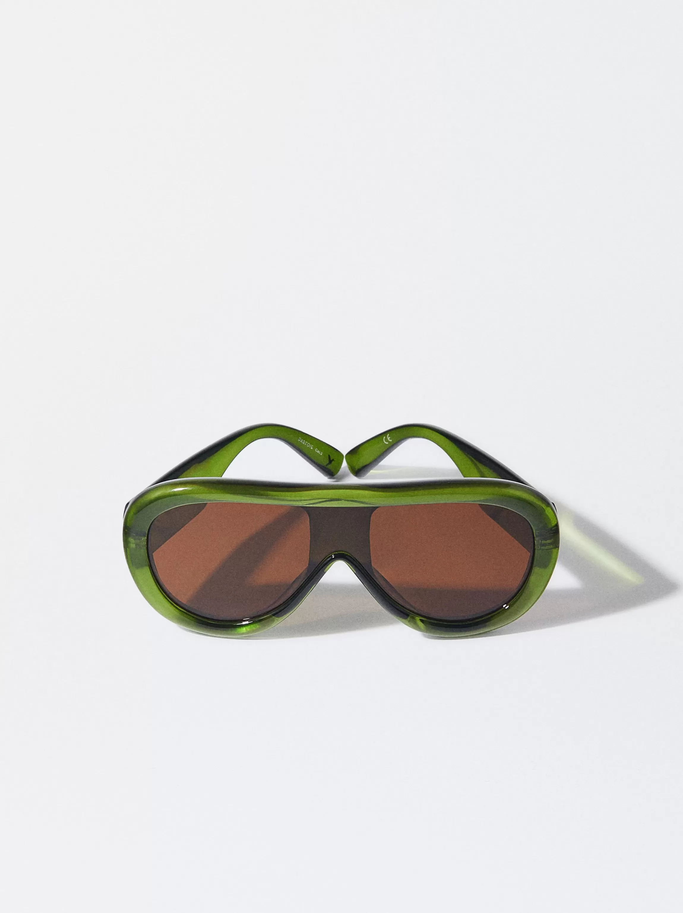 Mujer PARFOIS Gafas de sol de pasta*Gafas De Sol Ovaladas Verde