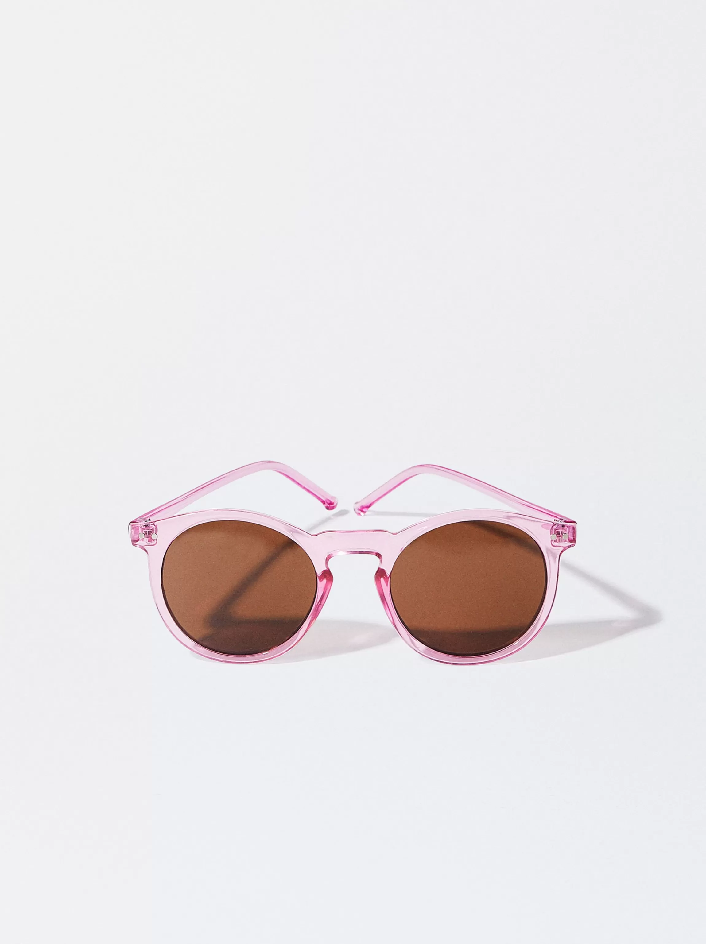 Mujer PARFOIS Gafas de sol de pasta | Gafas de sol redondas*Gafas De Sol Redondas Rosa