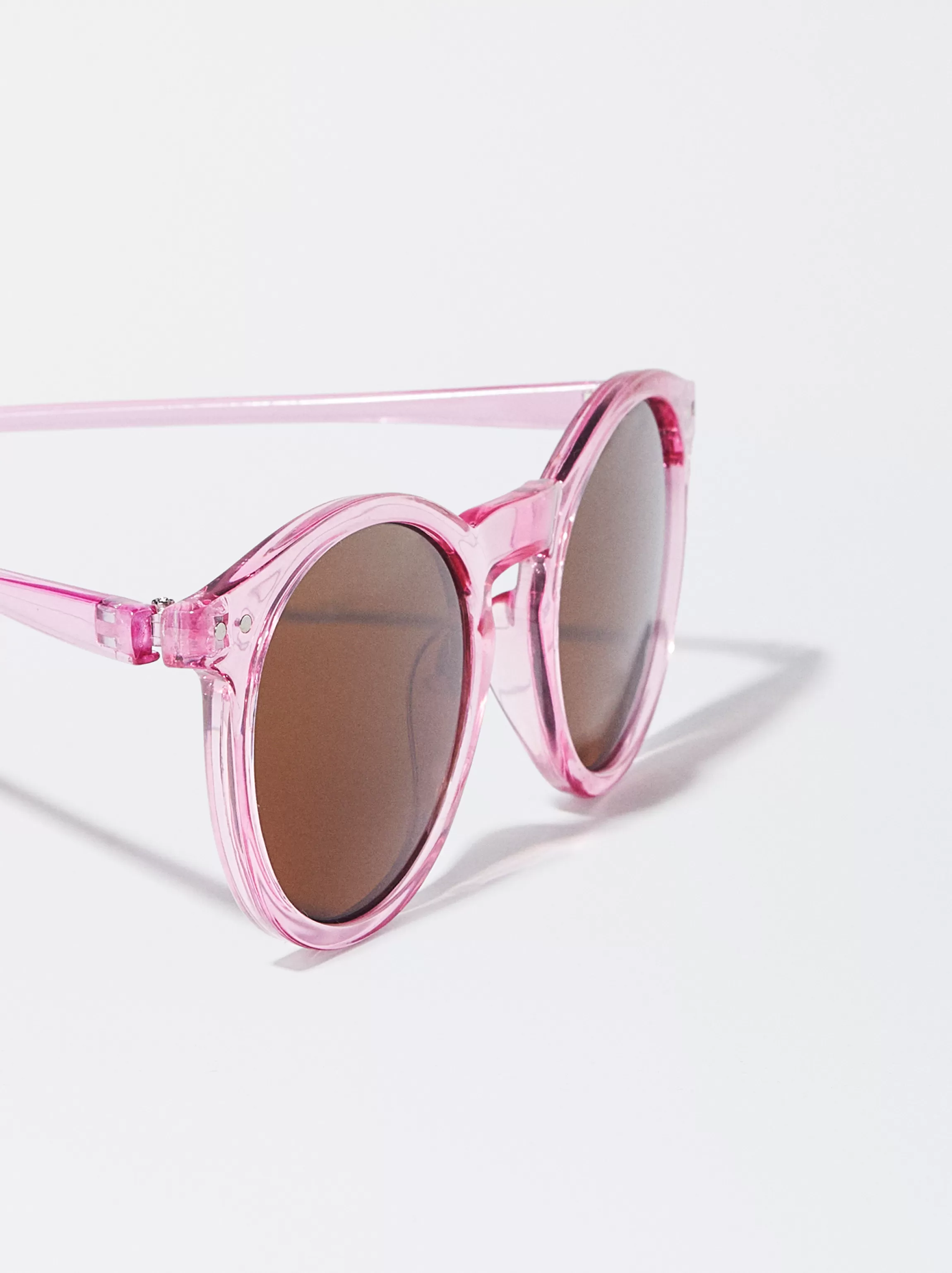 Mujer PARFOIS Gafas de sol de pasta | Gafas de sol redondas*Gafas De Sol Redondas Rosa