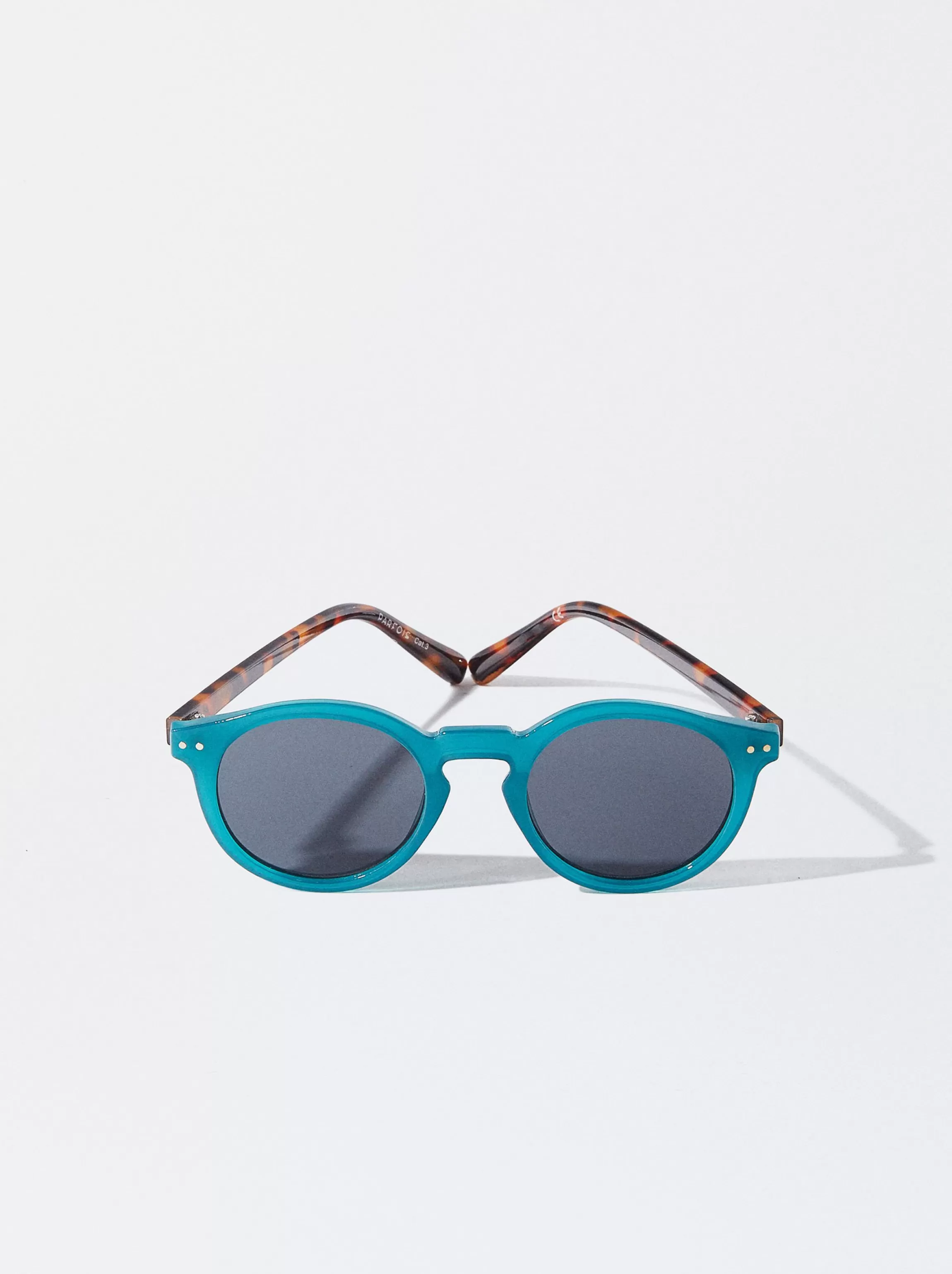 Mujer PARFOIS Gafas de sol de pasta | Gafas de sol redondas*Gafas De Sol Redondas Azul