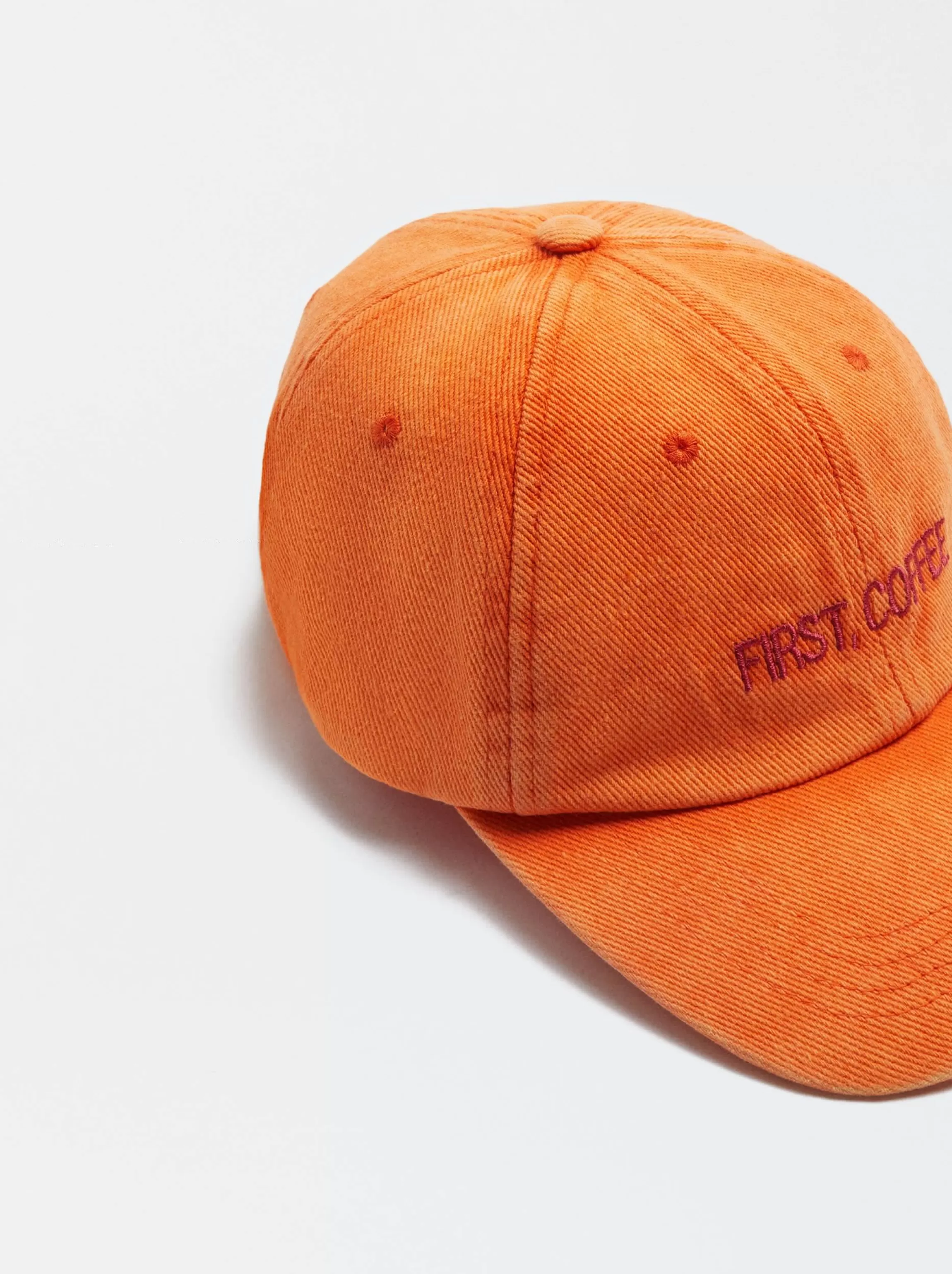 Mujer PARFOIS Gorras*Gorra Denim Naranja