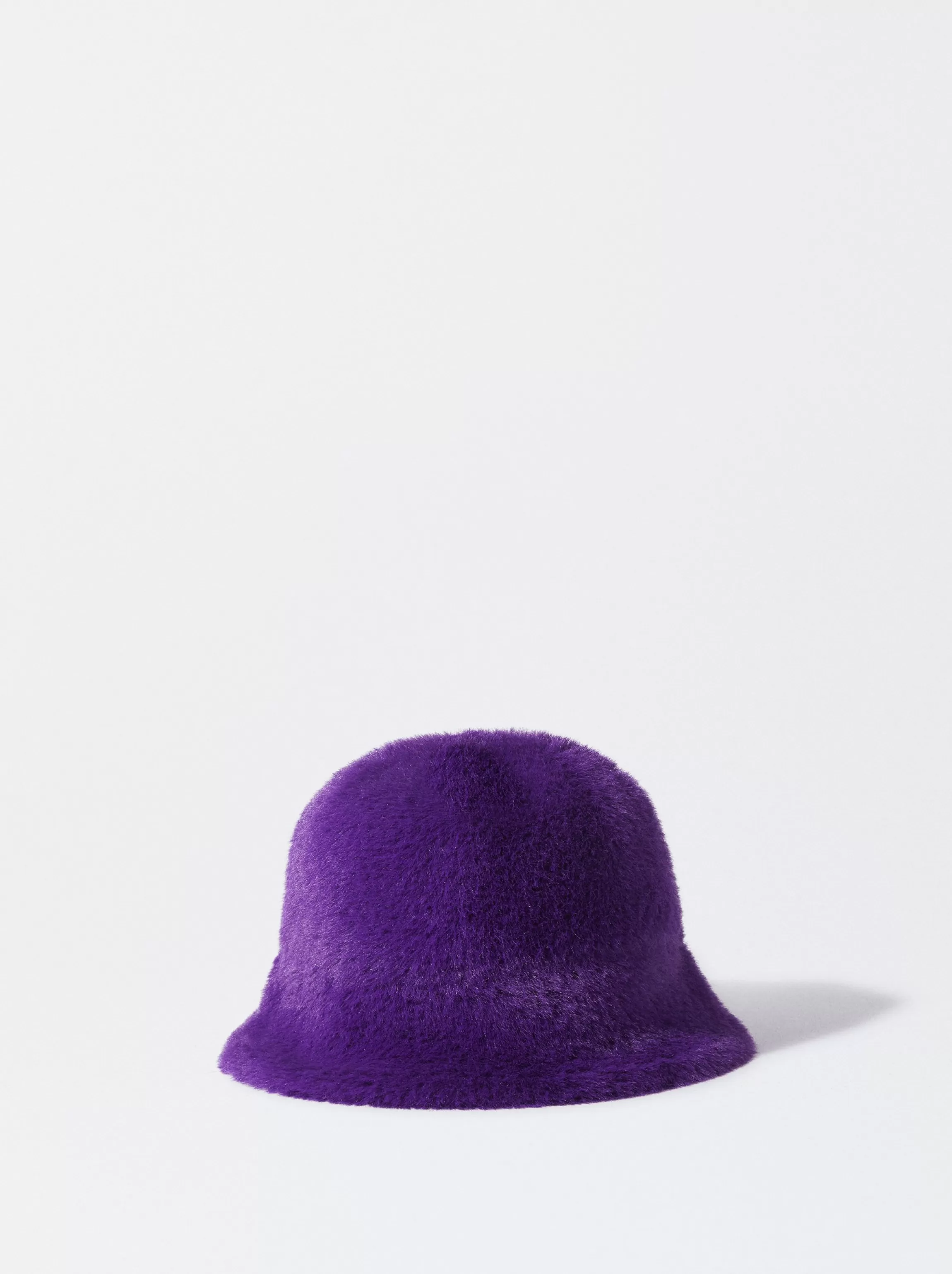 Mujer PARFOIS Gorros Bucket | Sombreros de invierno*Gorro Bucket Con Pelo Violeta