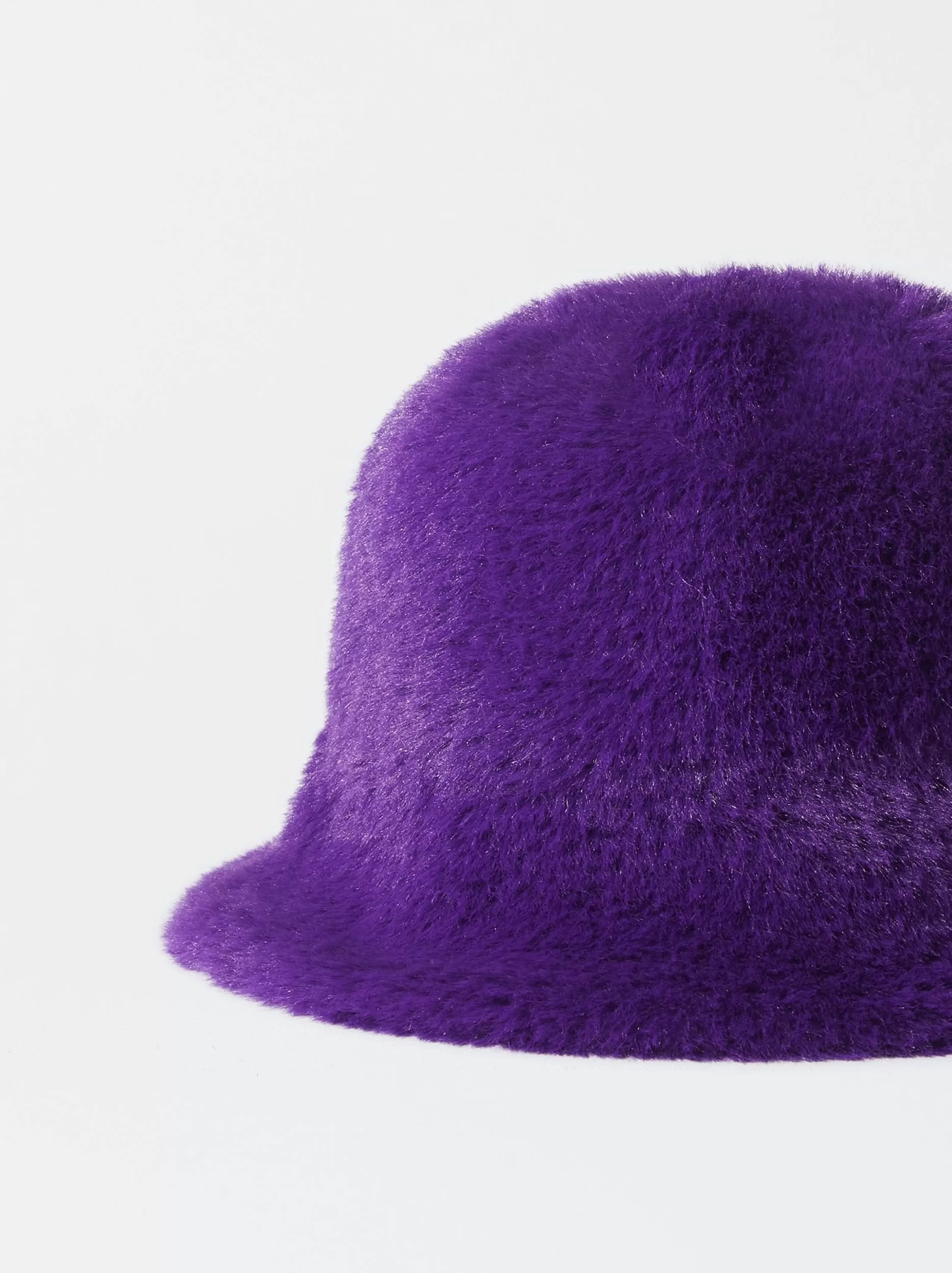 Mujer PARFOIS Gorros Bucket | Sombreros de invierno*Gorro Bucket Con Pelo Violeta