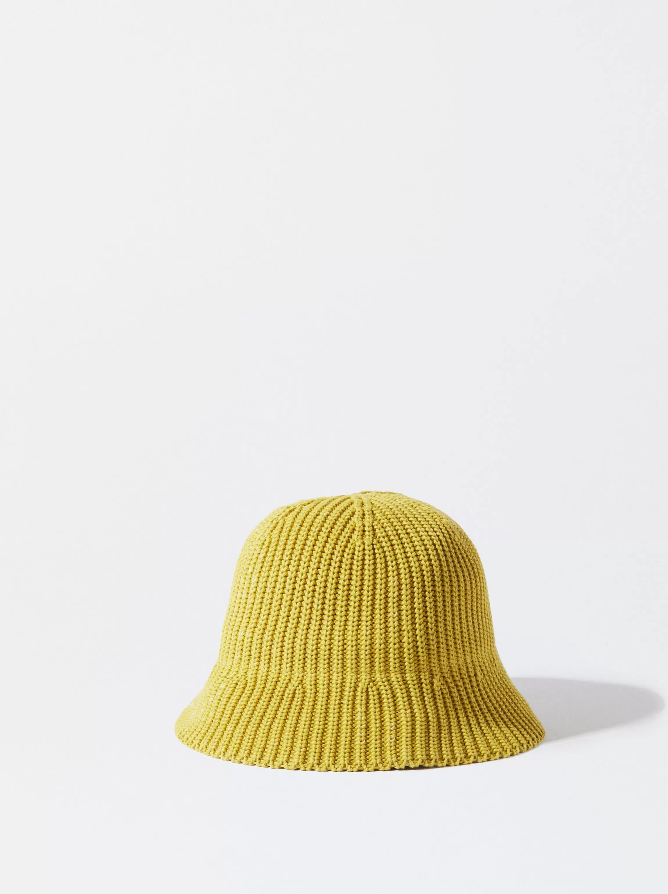 Mujer PARFOIS Gorros Bucket | Sombreros de invierno*Gorro Bucket De Punto Amarillo