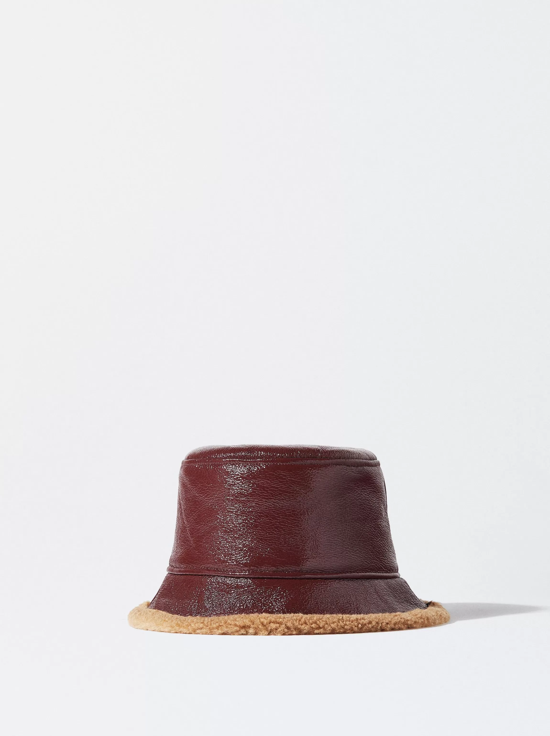 Mujer PARFOIS Gorros Bucket | Sombreros de invierno*Gorro Bucket Impermeable Charol Burdeos